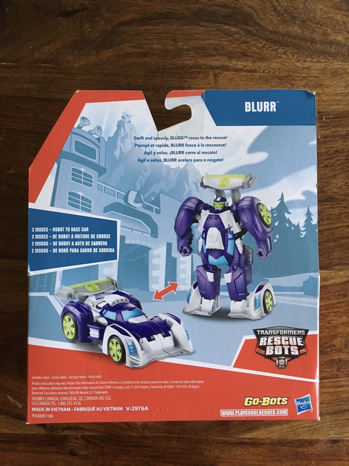 NEW Playskool Heroes Transformers Rescue Bots Blurr – 2015 Rare!