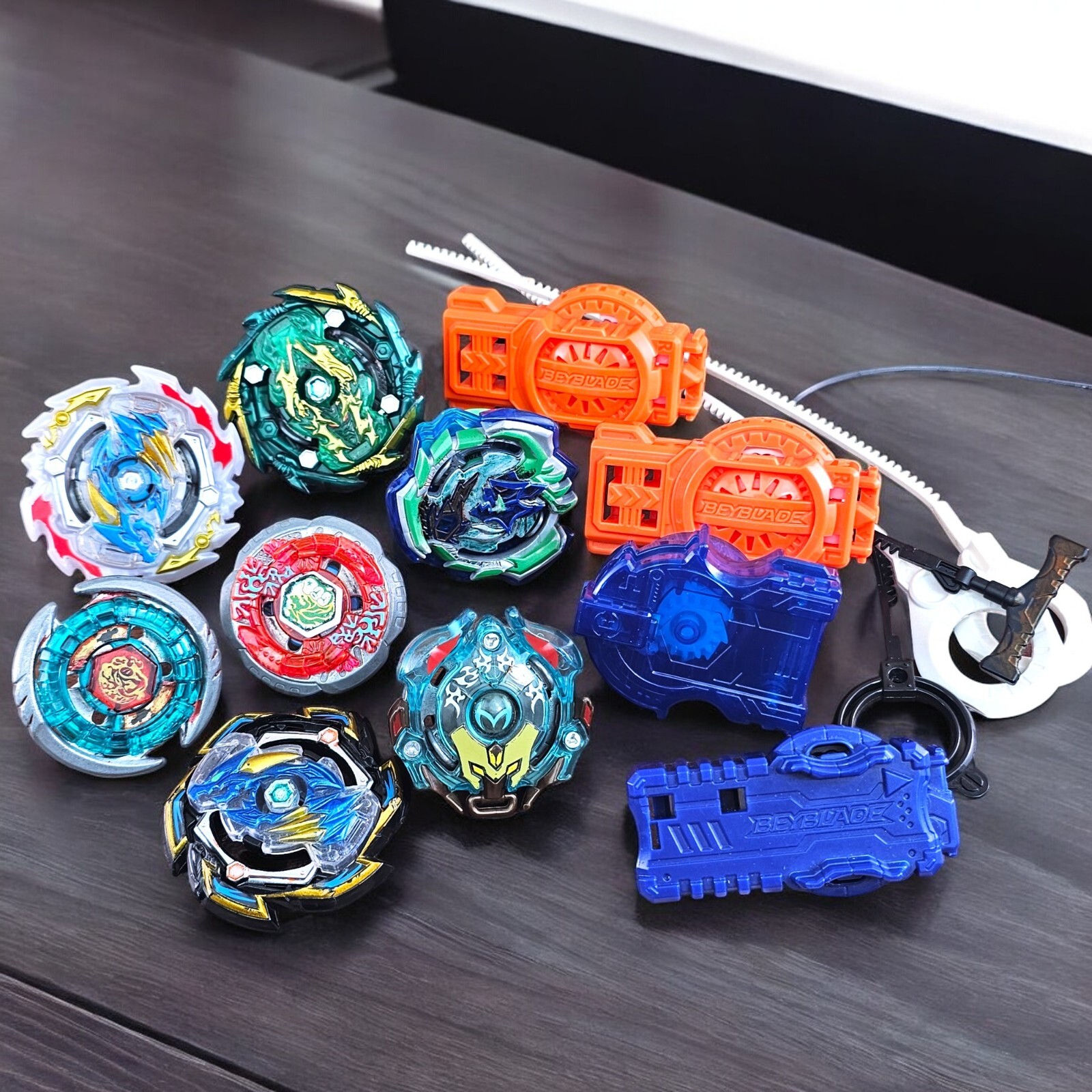 Tomy Beyblades Rock Dragon Thermal Lacerta Ogre Minoboros Plastic Metal Mix Lot