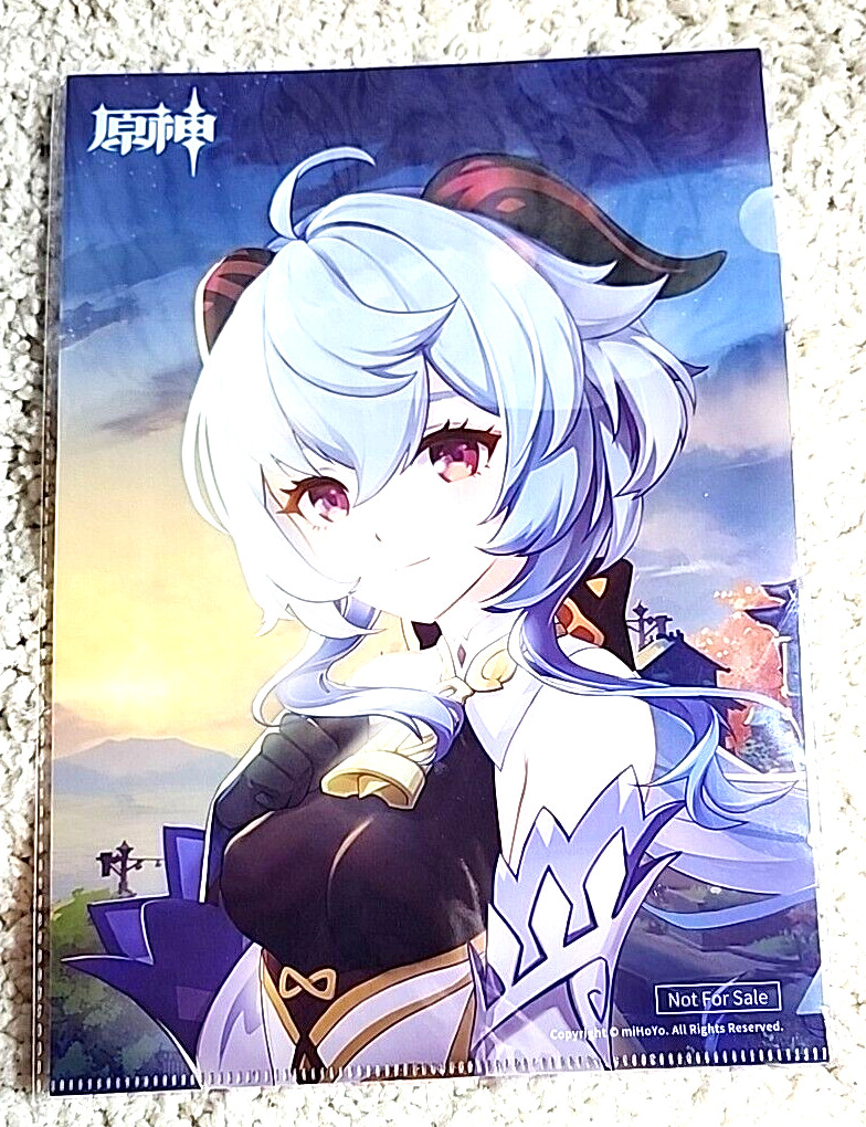 APEX Genshin Impact Ganyu Frostdew Trail Video Game Anime Manga Lot 20 Folders