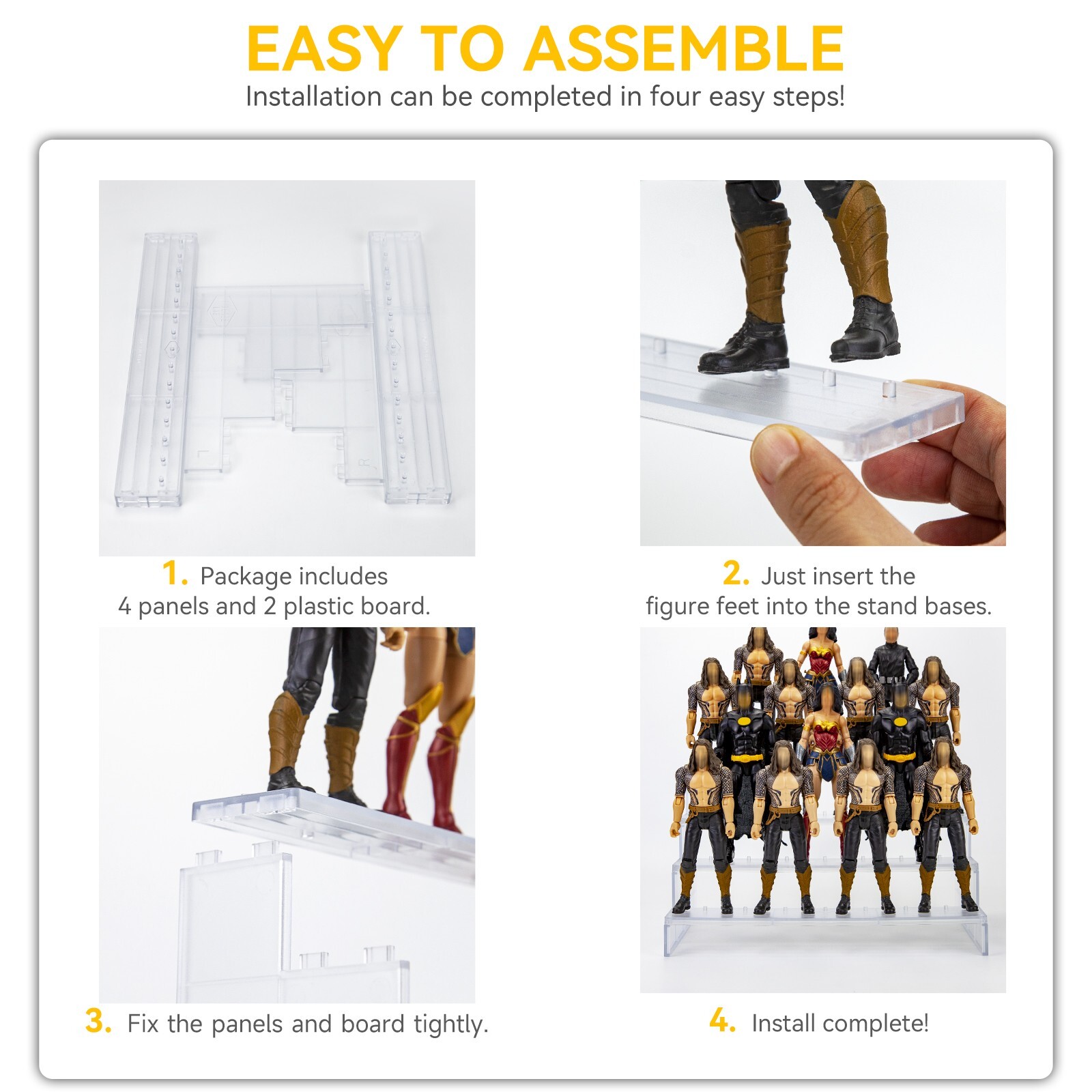 NEW Display Stand BASE Riser For 6 » Gi joe Marvel Legends MOTU DC Figure GIFT C