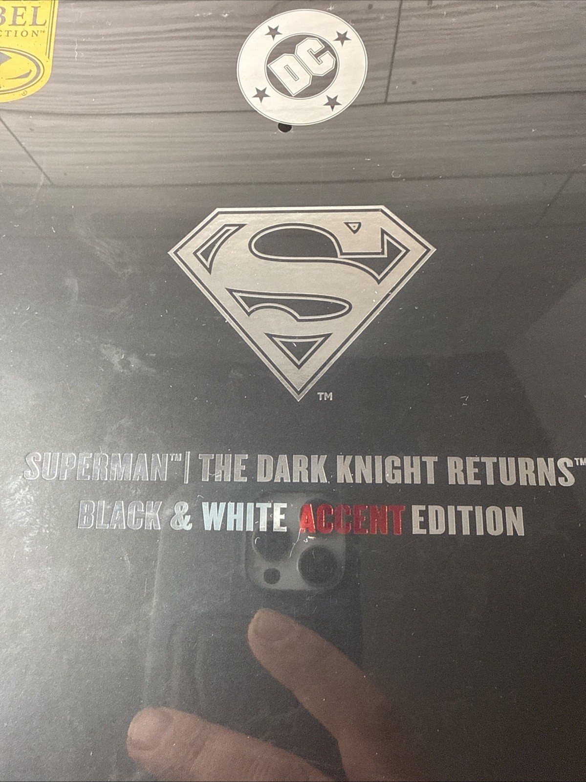 McFarlane Superman (The Dark Knight Returns) Black & White Accent Edition Figure