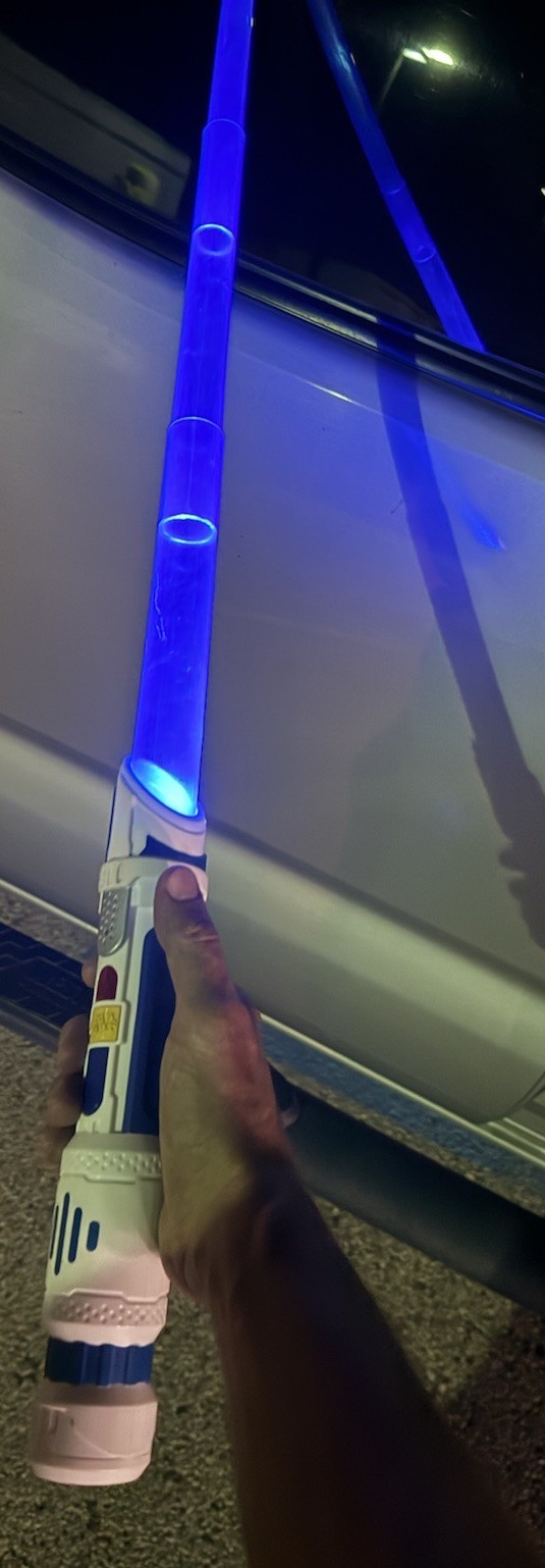 Star Wars Lightsaber Blade Builders Blast-Tech blue Light & Sounds