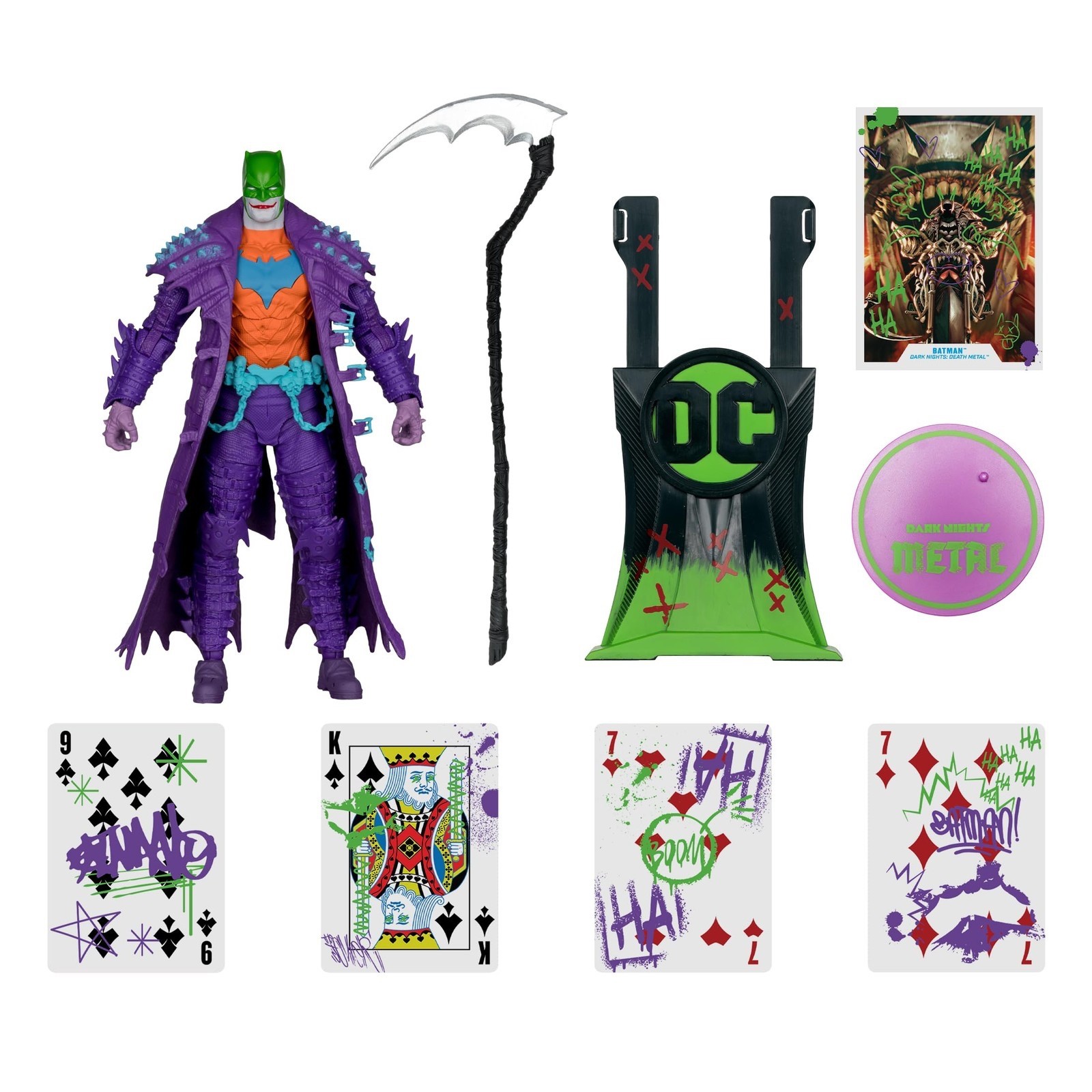 DC Multiverse Batman (Dark Nights: Death Metal) Jokerized Gold Label