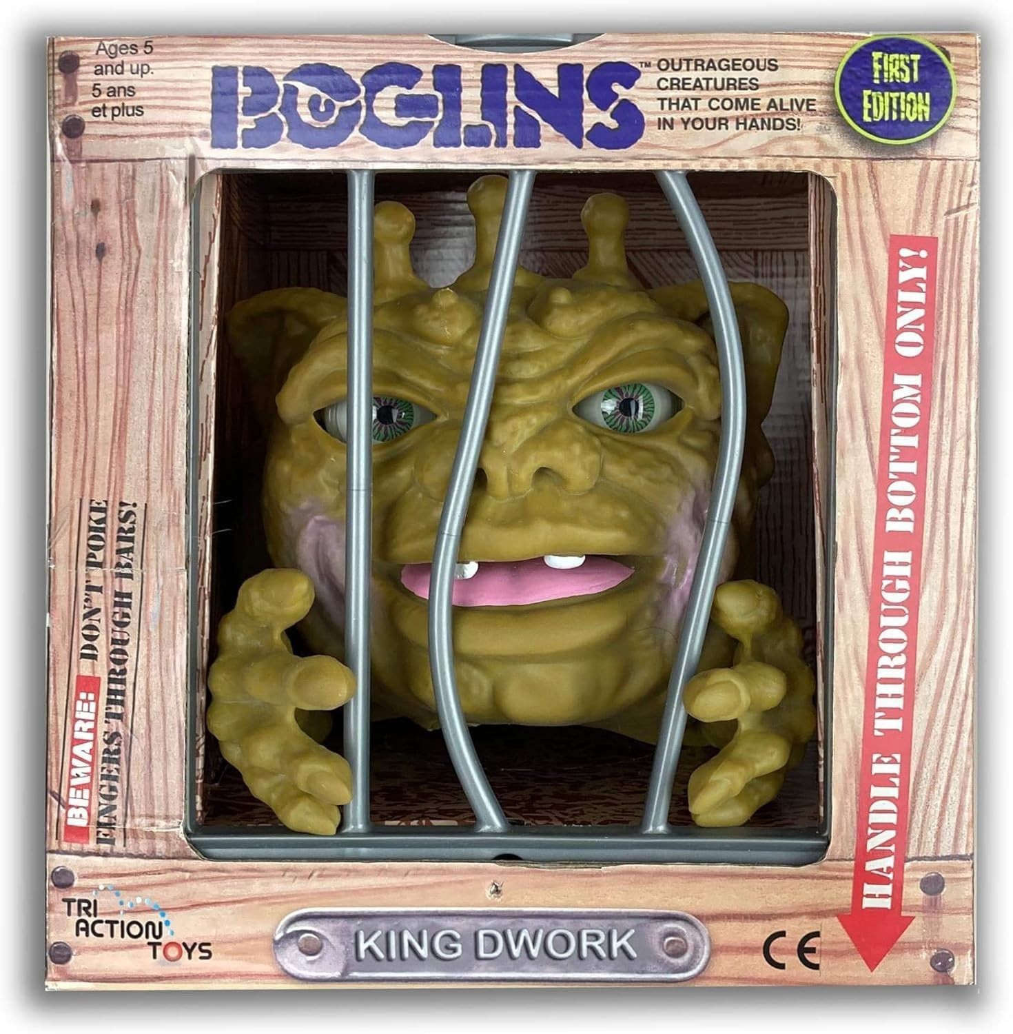 Iconic King Dwork Collectible Figure with Movable Features – 80&rsquo;s Retro Toy^*-