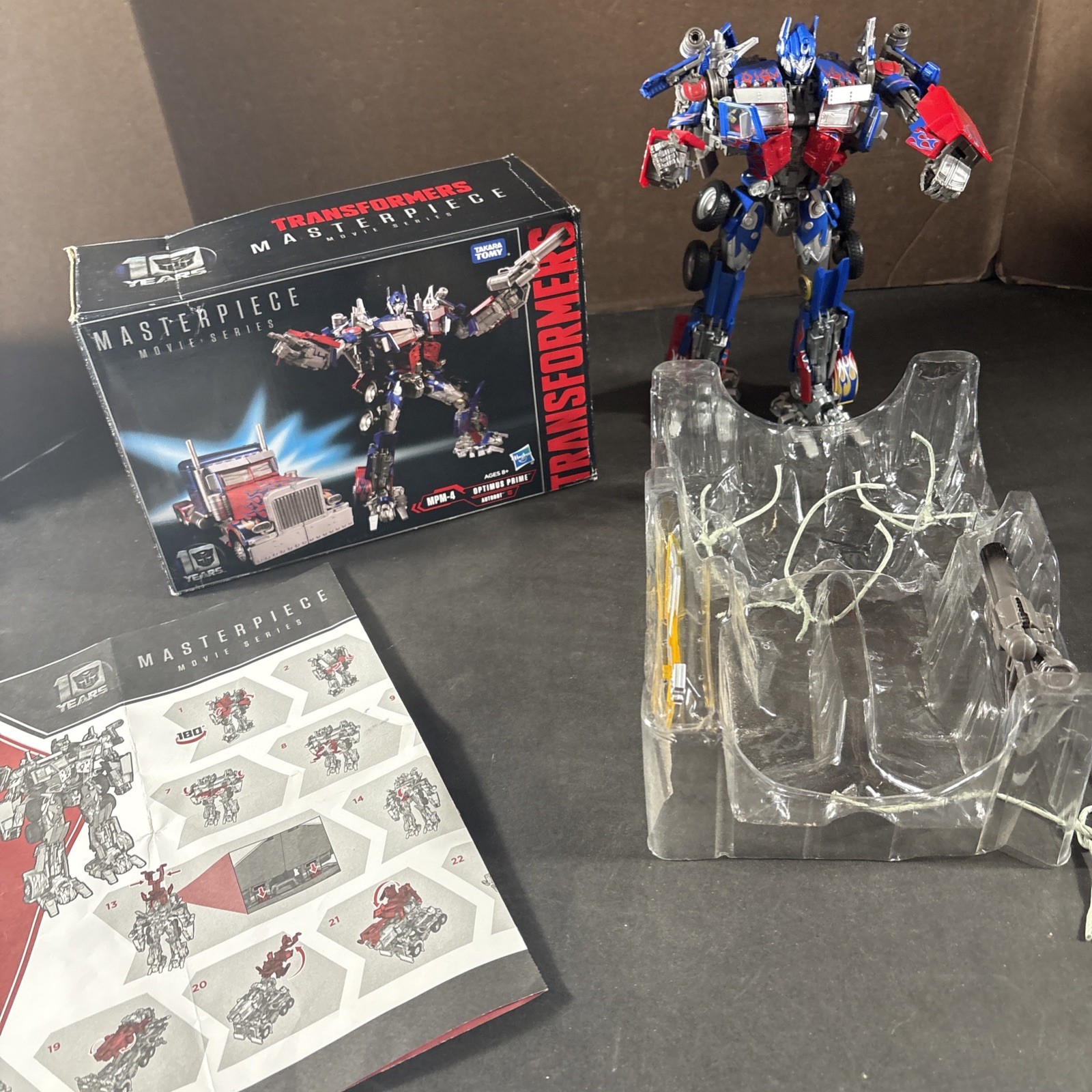 OPTIMUS PRIME TRANSFORMERS ACTION FIGURE MASTERPIECE MOVIE MPM-4 MISSING SWORD