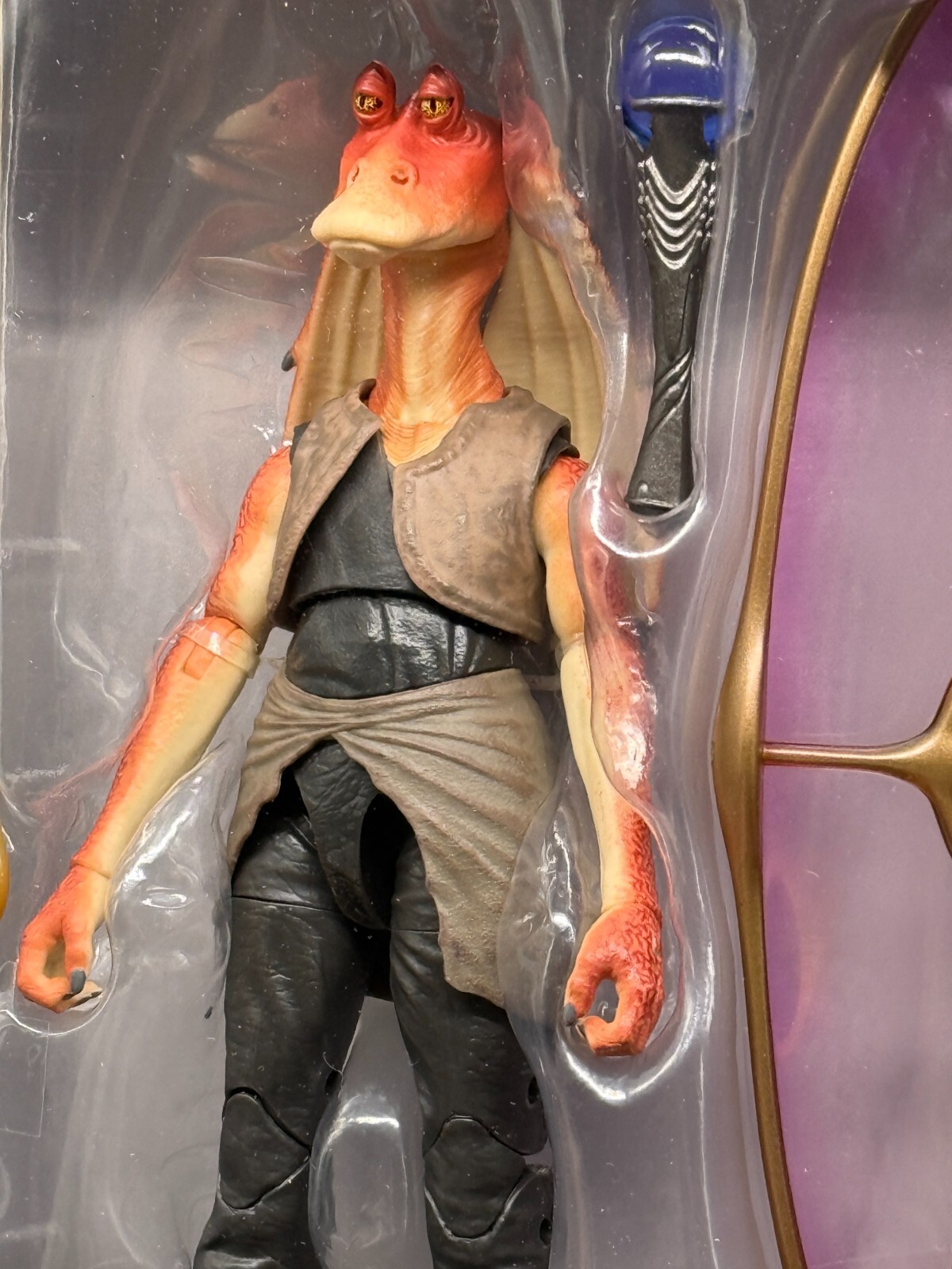 JAR JAR BINKS Star Wars The Phantom Menace 6&Prime; inch BLACK SERIES Action Figure