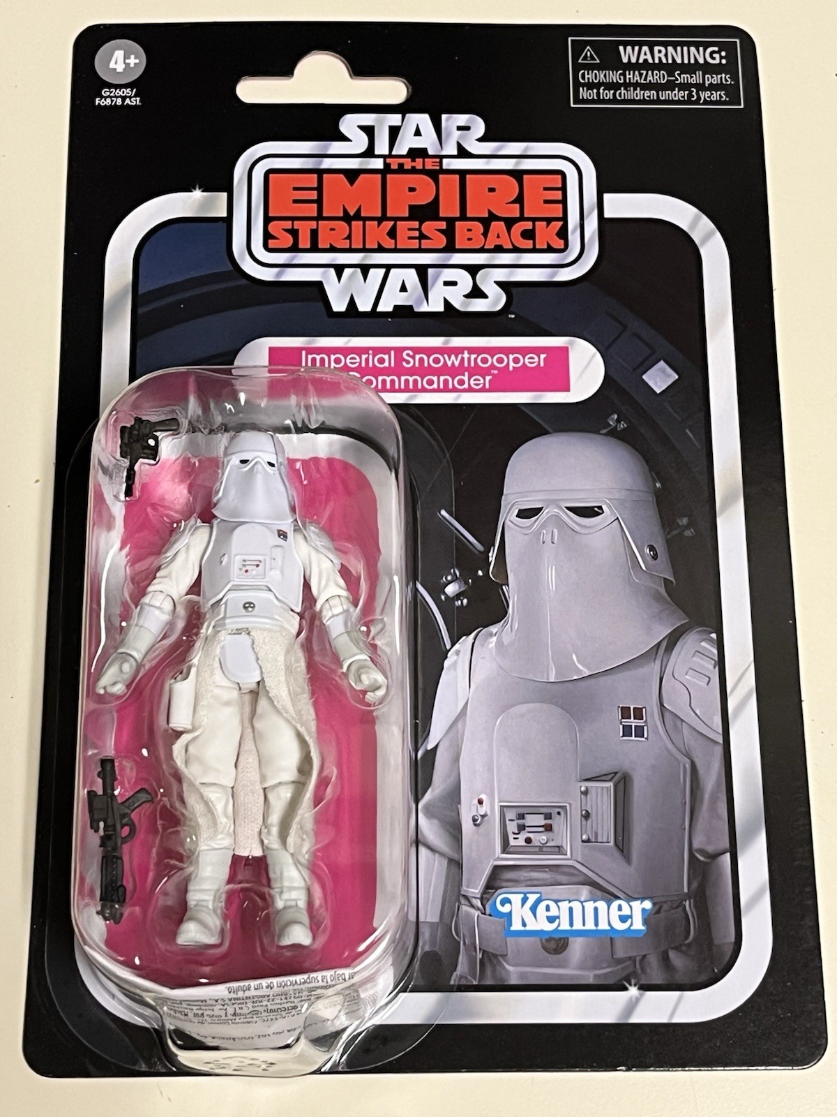 Star Wars Vintage Collection Snow Trooper Commander 3.75&Prime; Figure New!