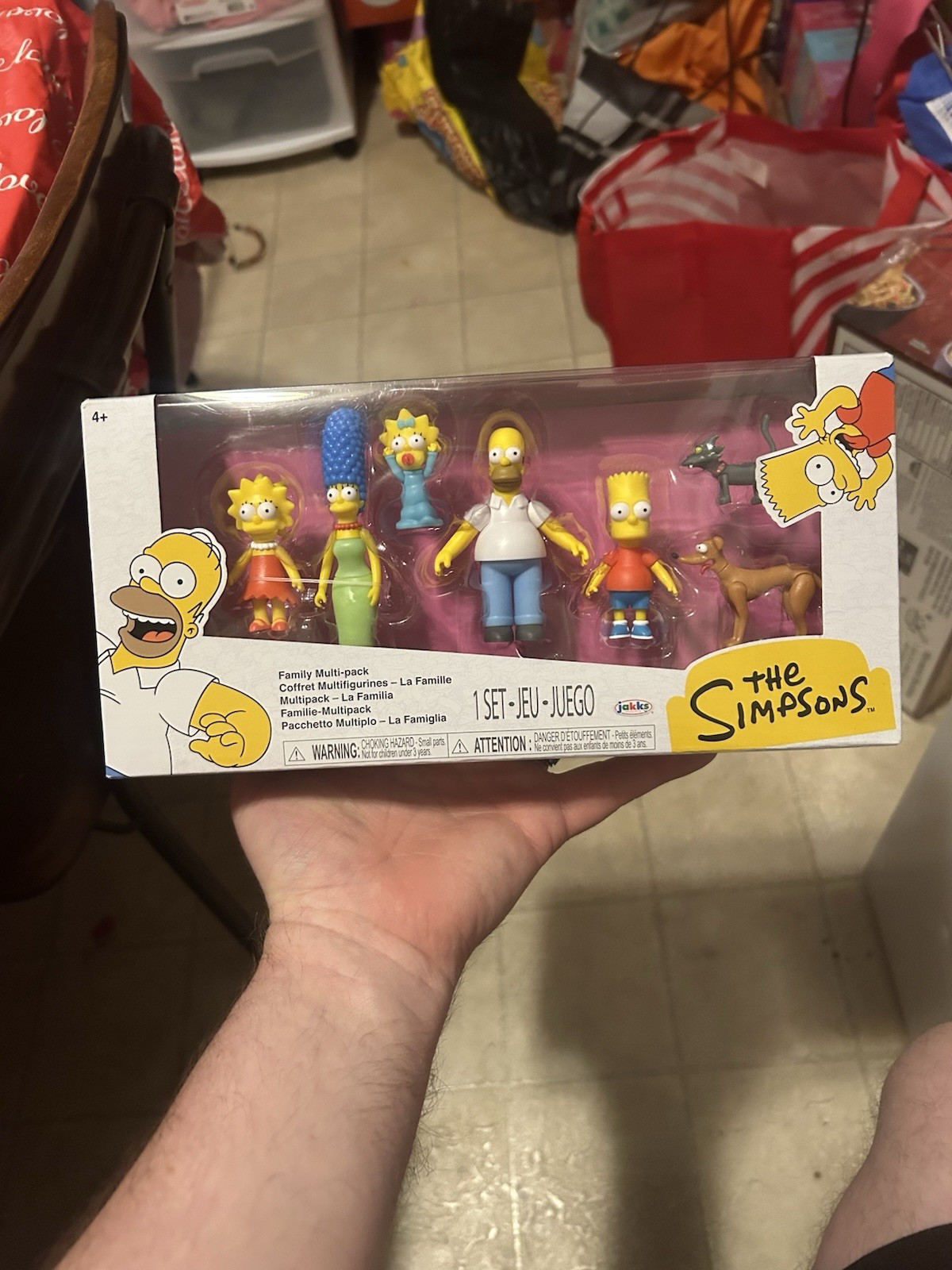 The Simpsons Family Bart Lisa Homer Multipack Action Figure Set 2024 NIB NEW