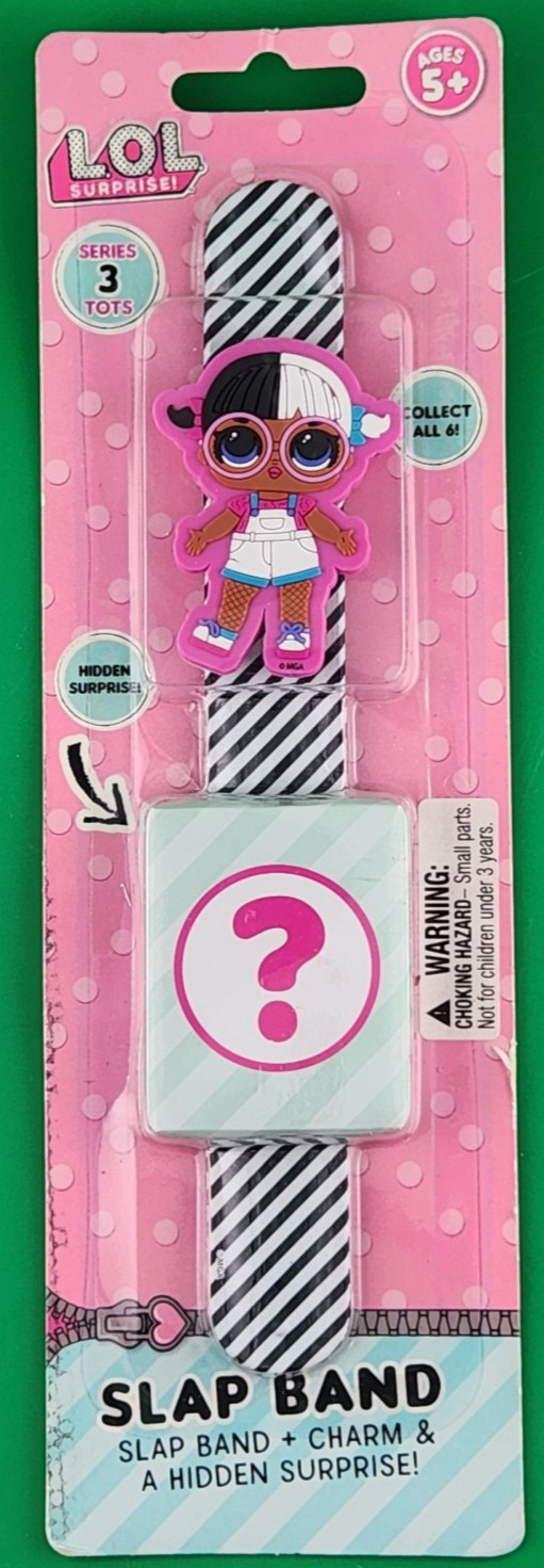 L.O.L. Surprise! Slap Band & Charm from Series 3 Tots, « N.B. Next Door »charactor