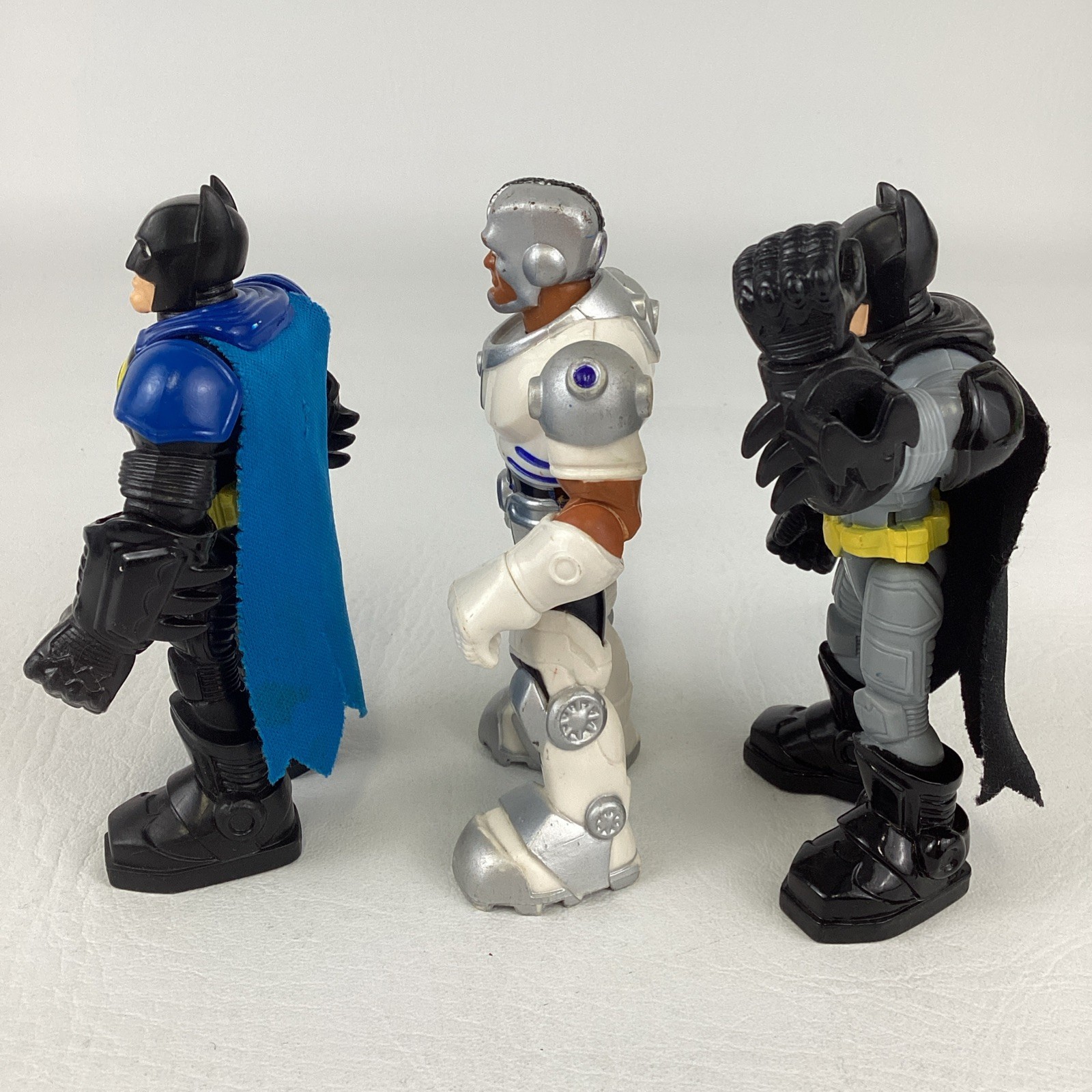 DC Comics Super Friends Hero World Action Figure Lot Batman Cyborg Mattel