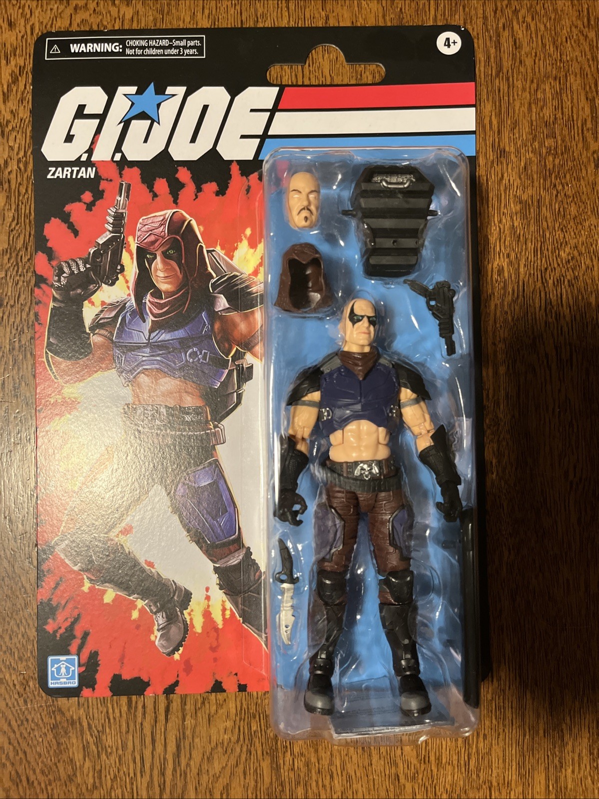 GI Joe Classified Series Zartan Retro Card Exclusive 6&Prime; Hasbro New Sealed