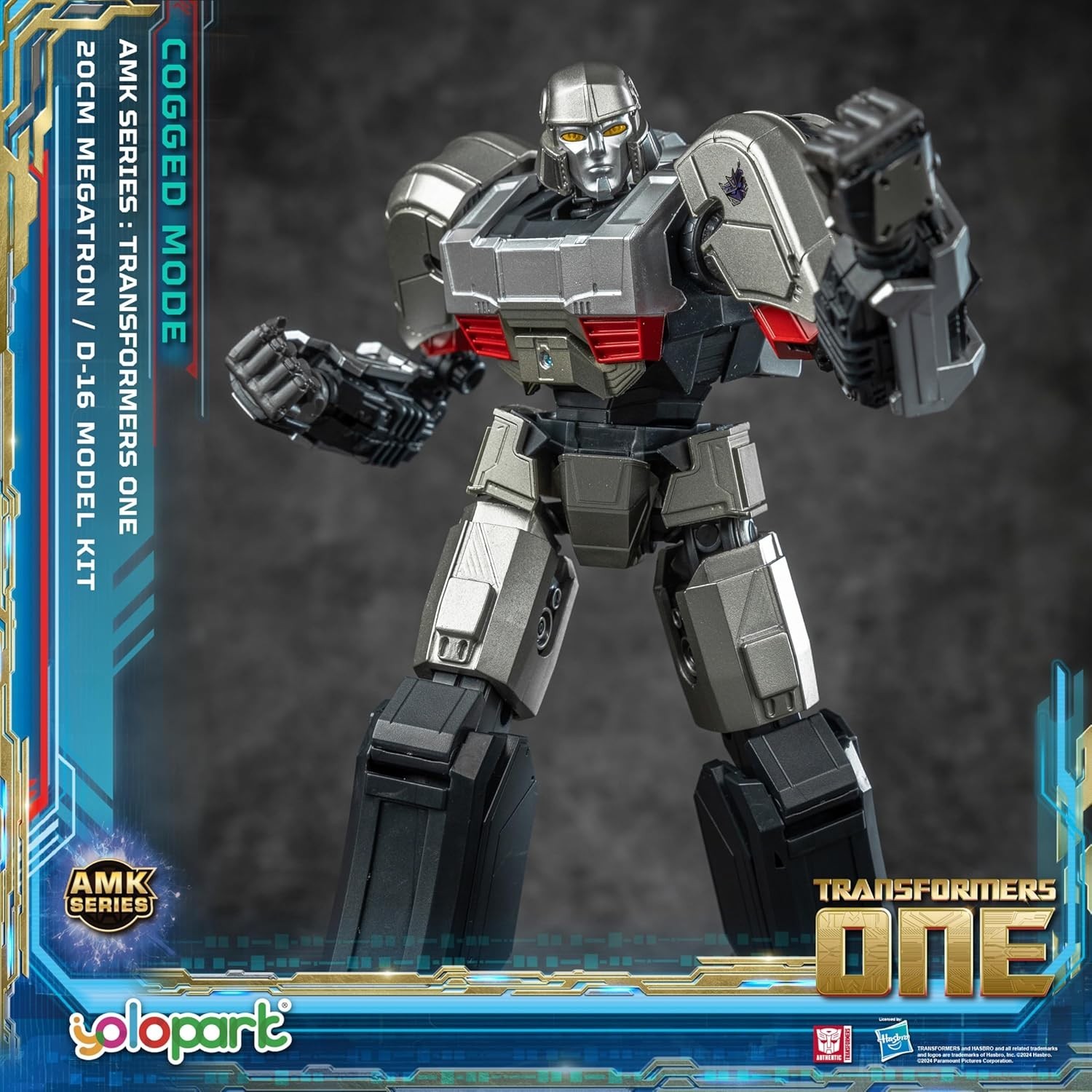 Yolopark Transformers One Megatron D-16 Cogged Bot AMK Series 20cm Model Kit