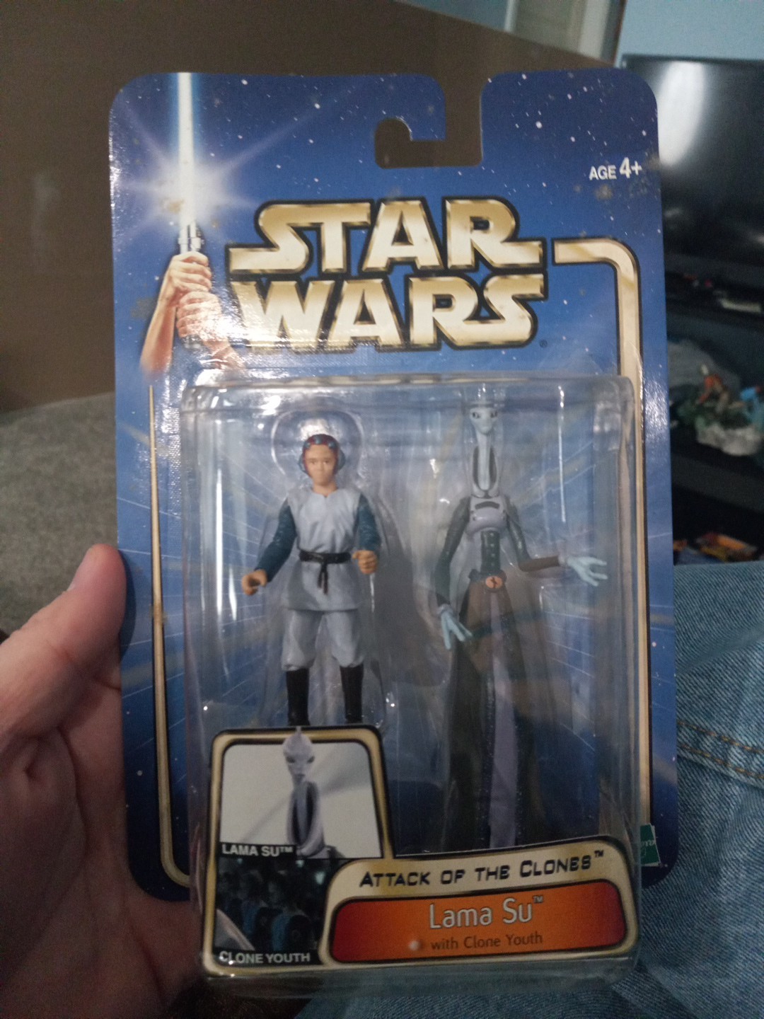 Star Wars Attack Of The Clones Action Figure Lama Su And Clone Youth