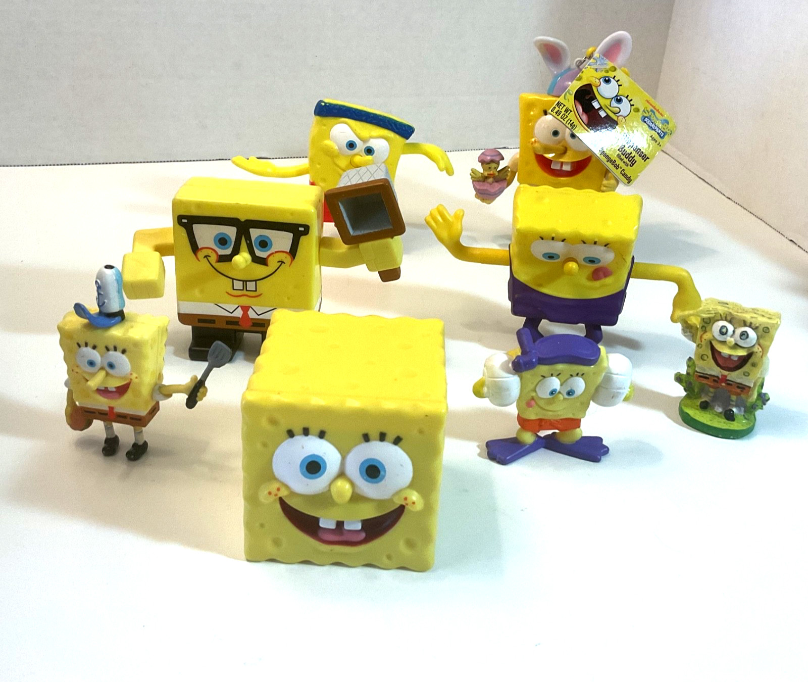 Nickelodeon SpongeBob SquarePants Figures Viacom Burger King Lot of 8