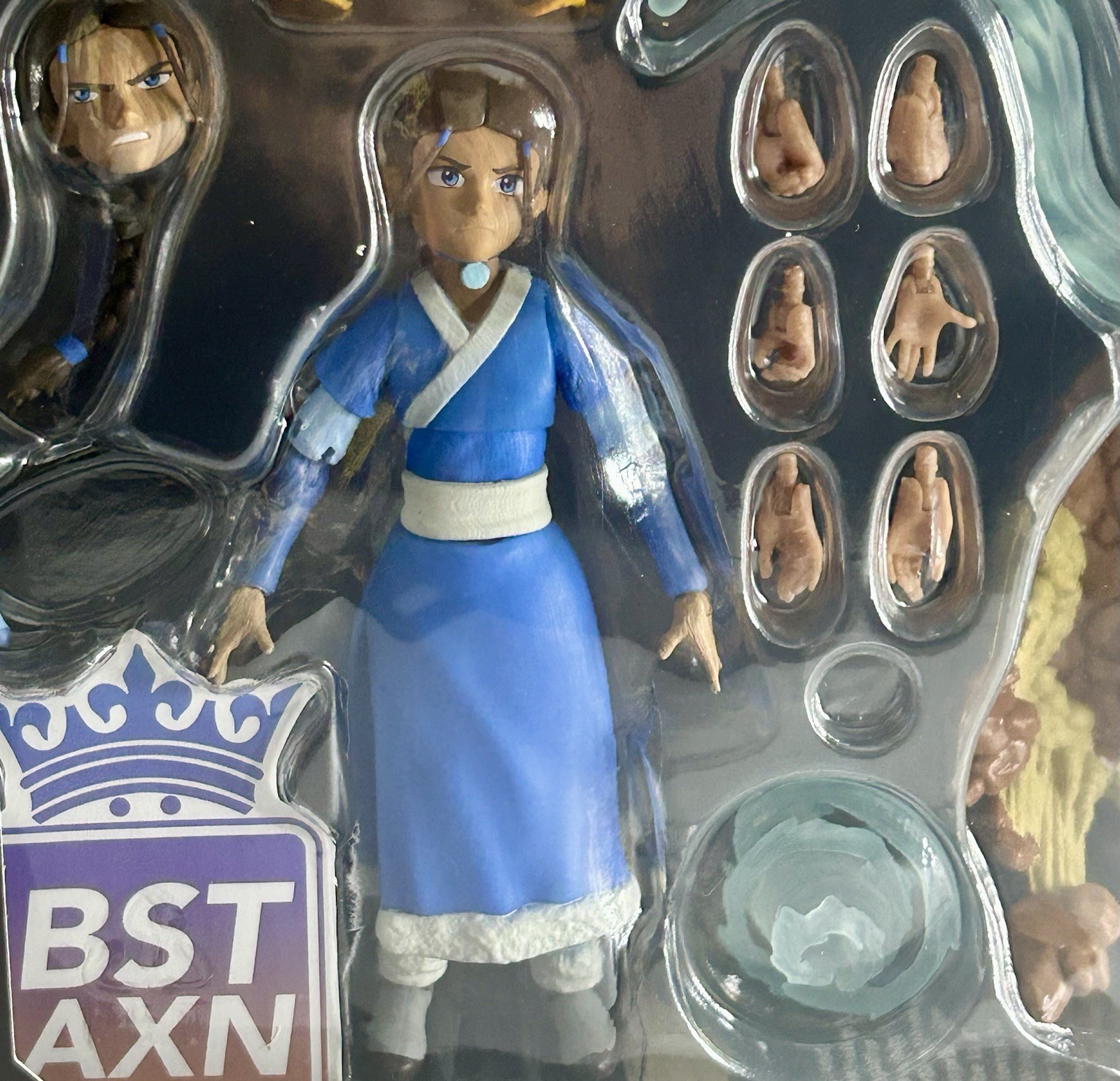 Avatar The Last Airbender Elements BST AXN 5-inch Action Figure Anime 4-Pack NIB