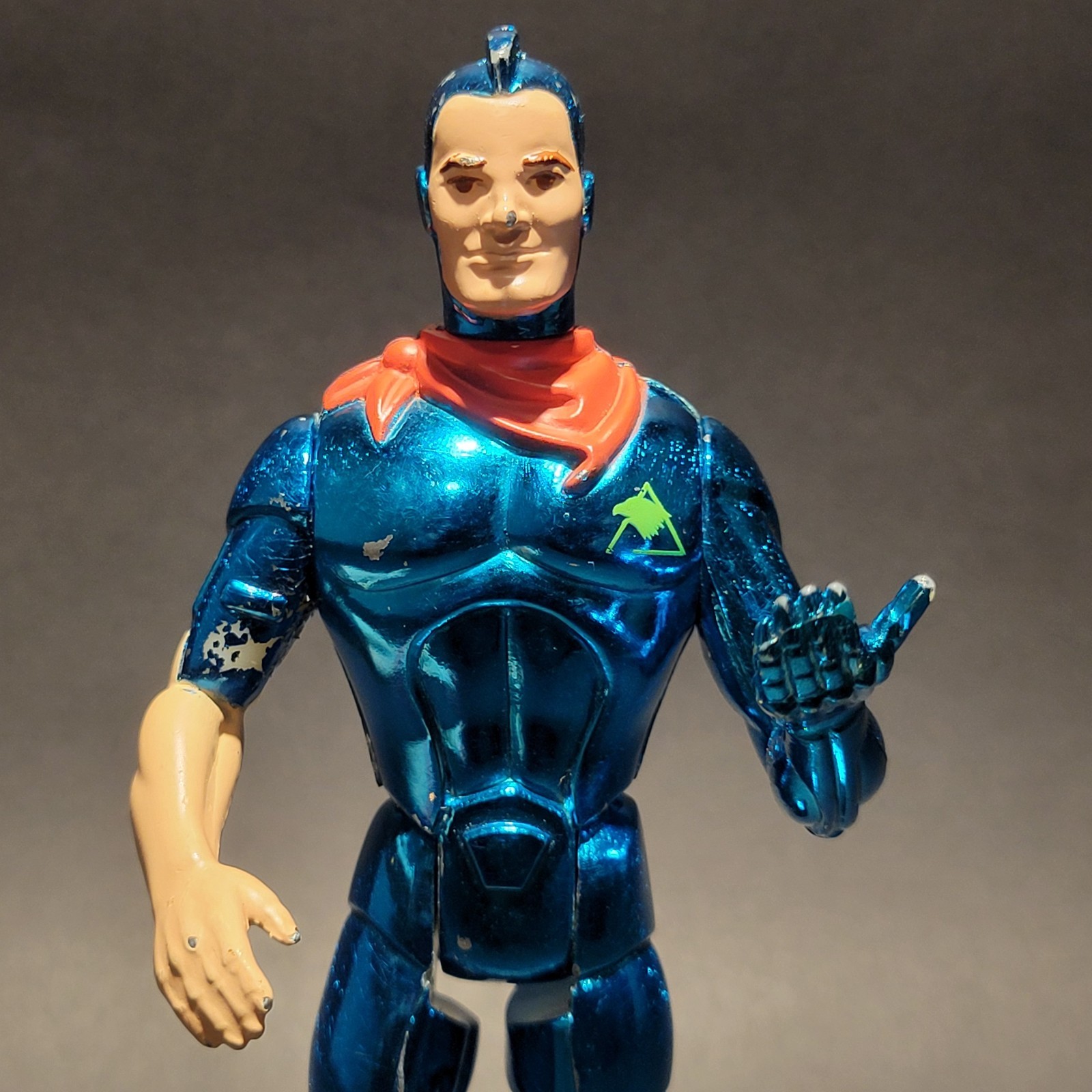 Vintage 1986 Kenner Telepix SilverHawks BLUEGRASS Action Figure