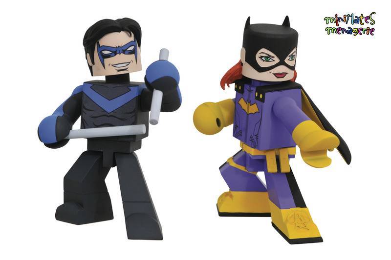 Vinimates DC Comics Nightwing & Batgirl FCBD Exclusive Vinyl Figures