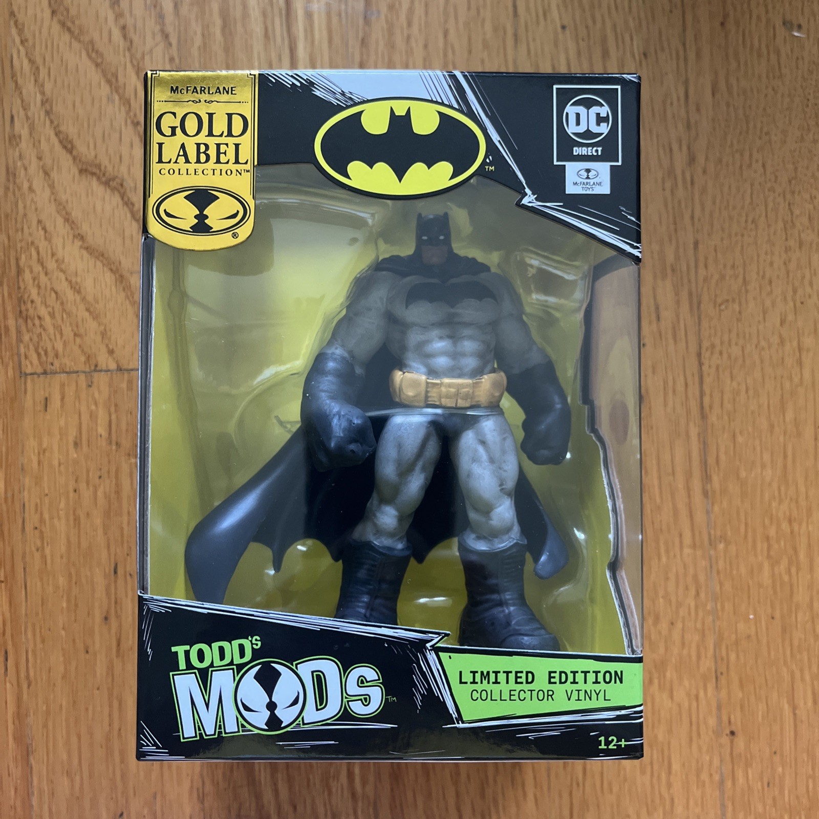 DC Direct Todd&rsquo;s Mods Gold Label Collection Batman 4.5-Inch-Inch Vinyl Figure