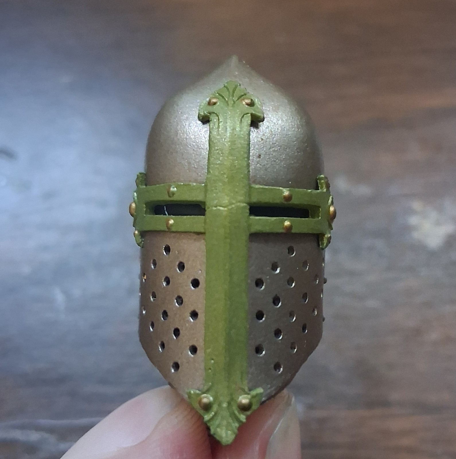 Four Horsemen Studios Mythic Legions Female Elf Builder Knight Helmet
