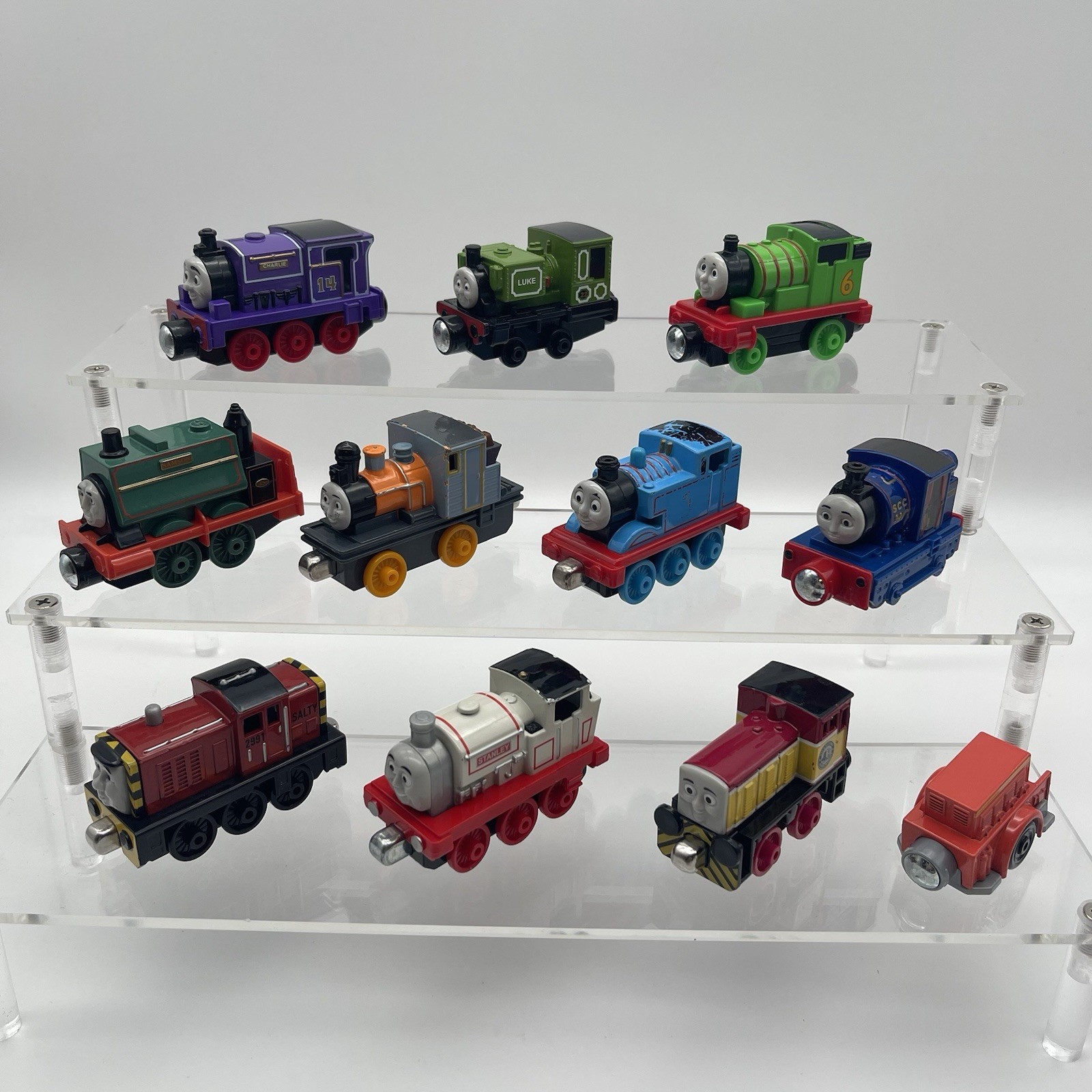 Thomas & Friends Take N Play Diecast Magnetic Train Lot Stanley Dart Dash Luke