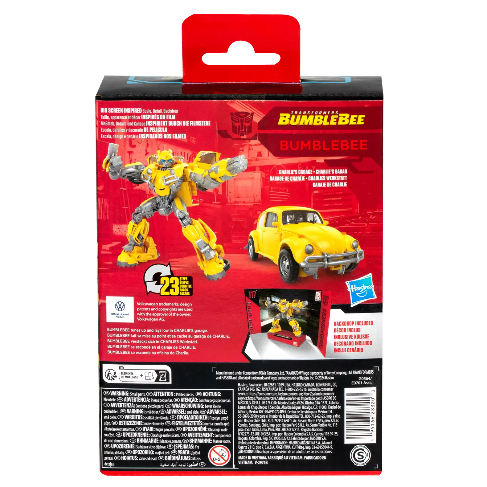 Transformers Studio Series Deluxe Class 117 Bumblebee 4.5-In Action Figure G0564