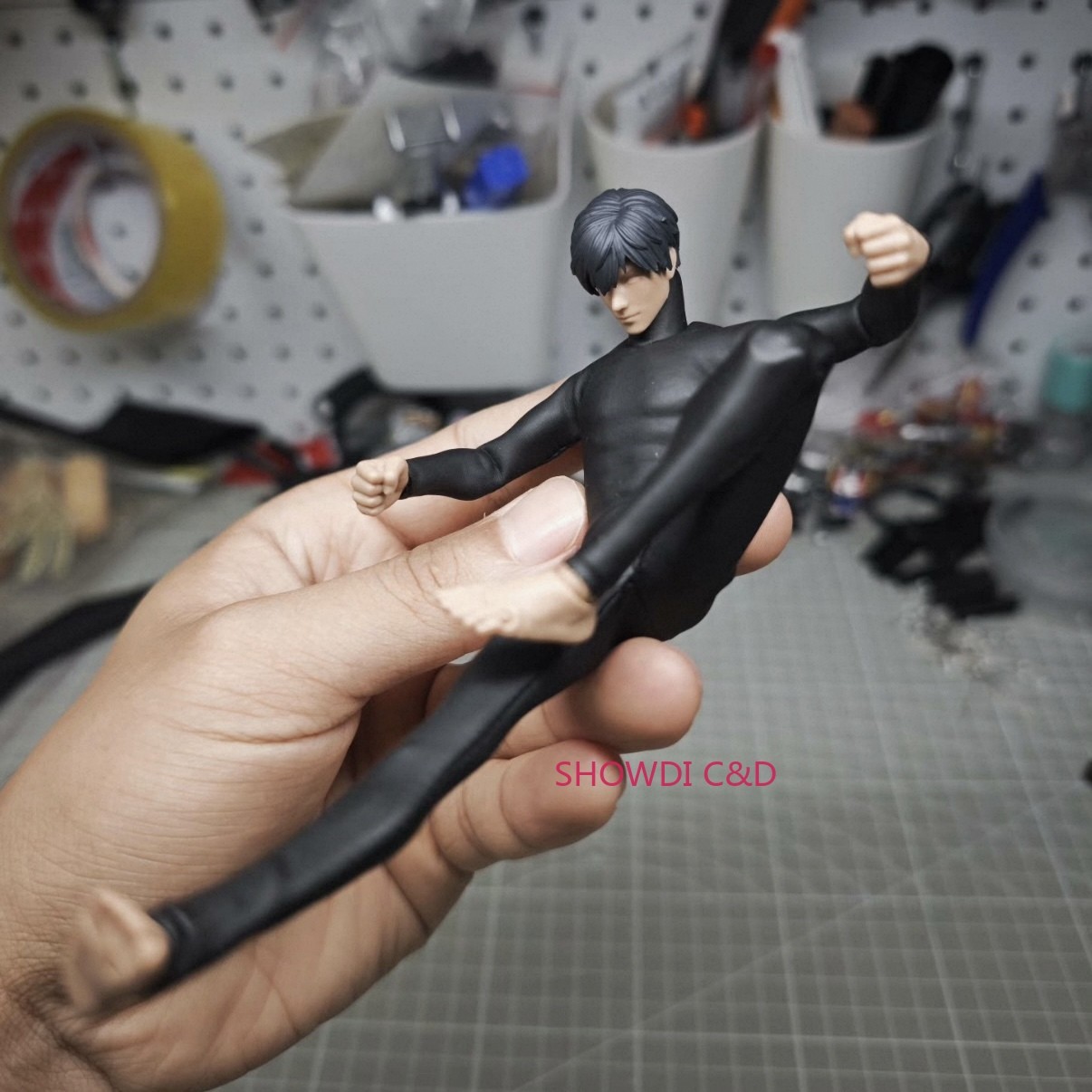 1/12 Scale Male Jumpsuit Bodysuit Clothes Model for 6 » VTOYS X BMS Figure Body