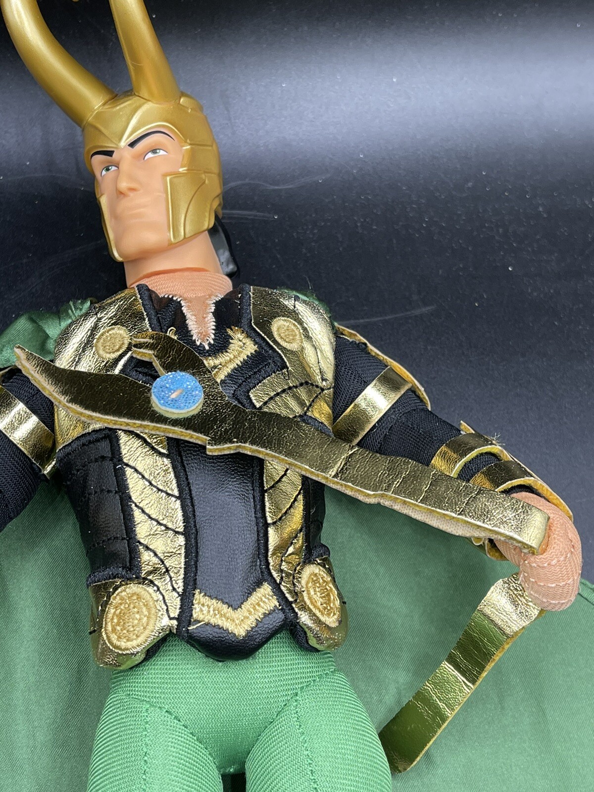 Ringling Bros Barnum Bailey Circus Marvel Loki Souvenir Plush Plastic Head Doll