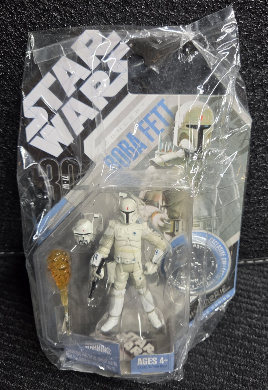Star Wars 30th Anniversary Boba Fett McQuarrie Concept Silver Coin NEW