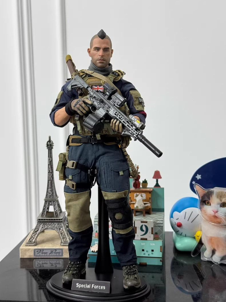 Easy&Simple GA1009 1/6 Call of Duty BRAVO 7-1 SAS Soap Action Figure New