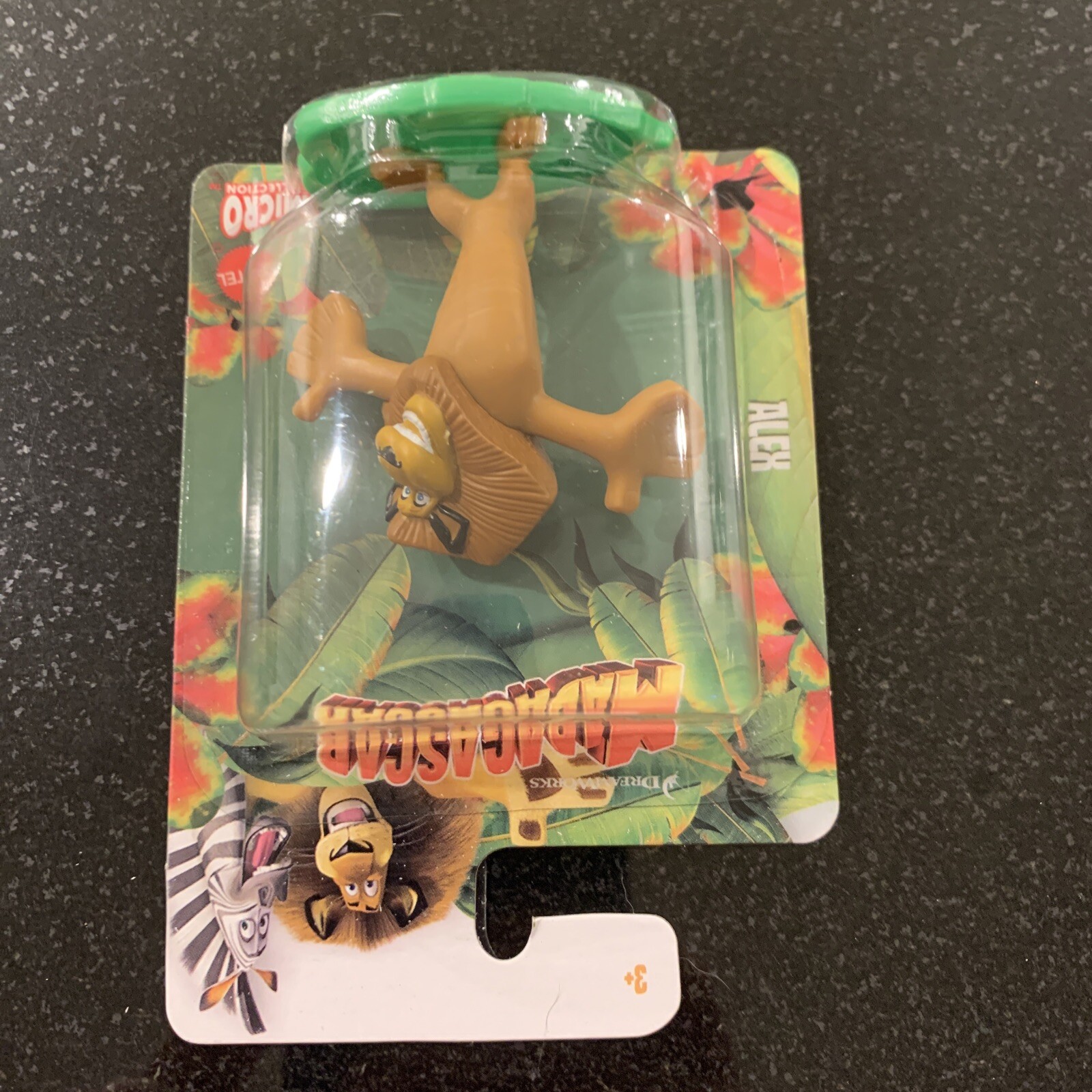 Alex Madagascar Cake Topper Figure Mattel Micro Collection DreamWorks NIP