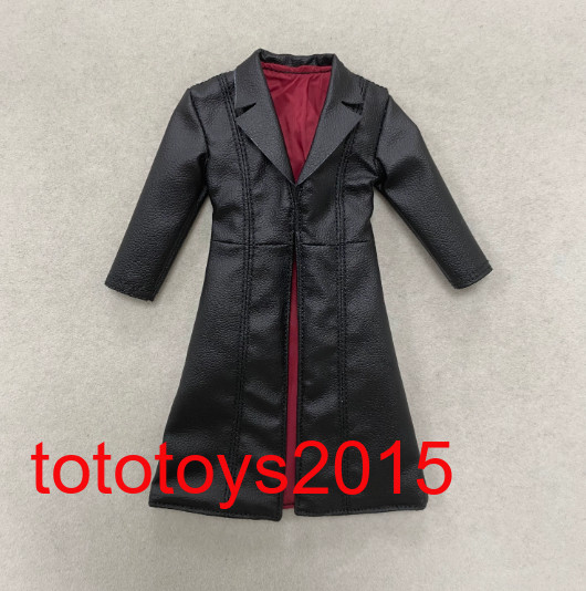 1/12 Blade Warrior Leather Long Windbreaker Coat Clothes For 6 »male Figure Body