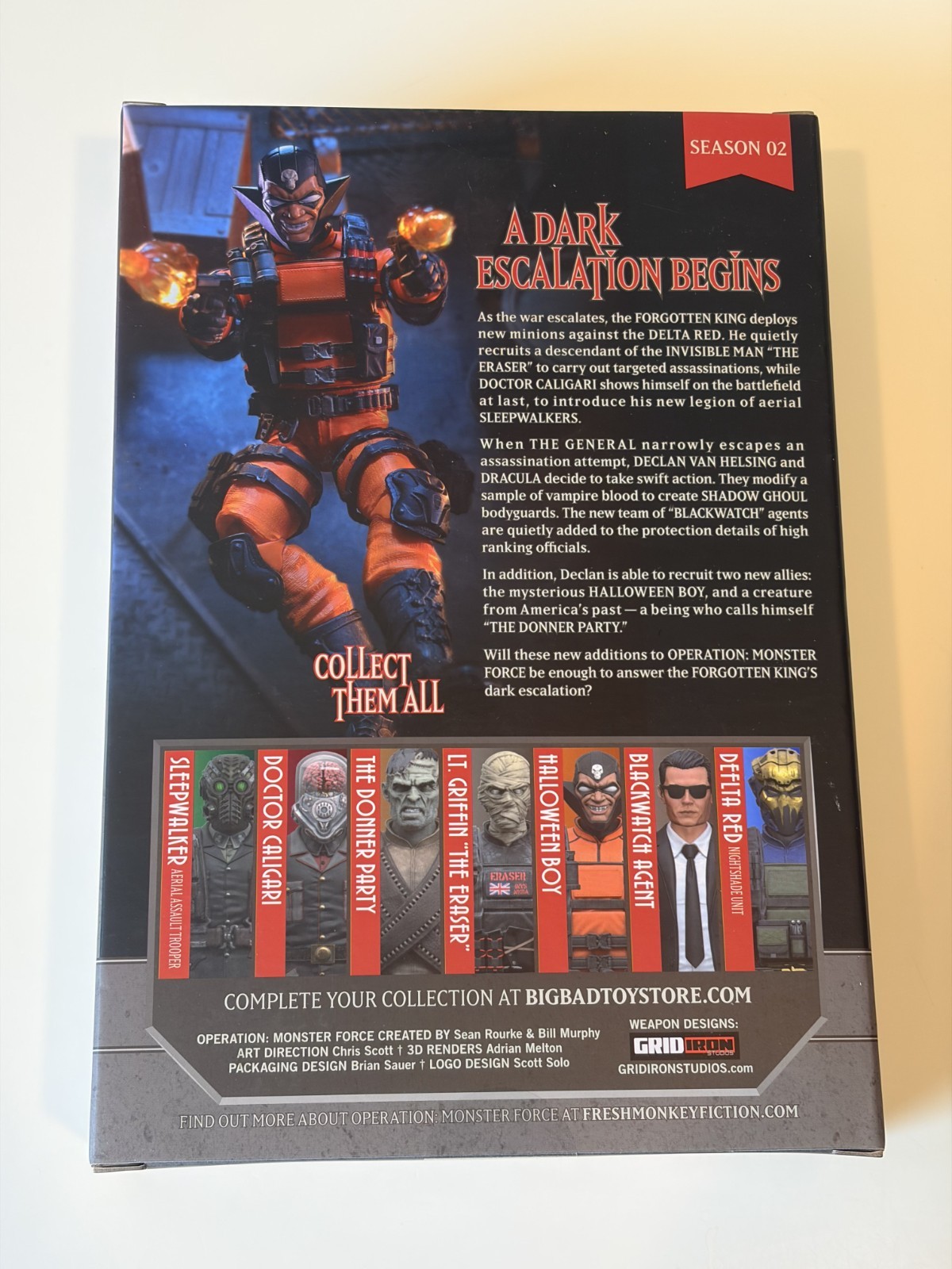 OPERATION MONSTER FORCE 6&Prime; 1:12 HALLOWEEN BOY ACTION FIGURE MISB SEALED