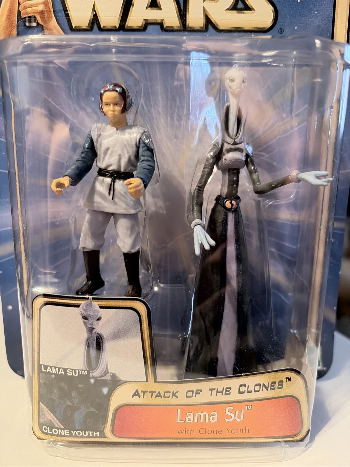 Star Wars Saga Basic Figures Lama Su w/Clone Youth Action Figure Playset