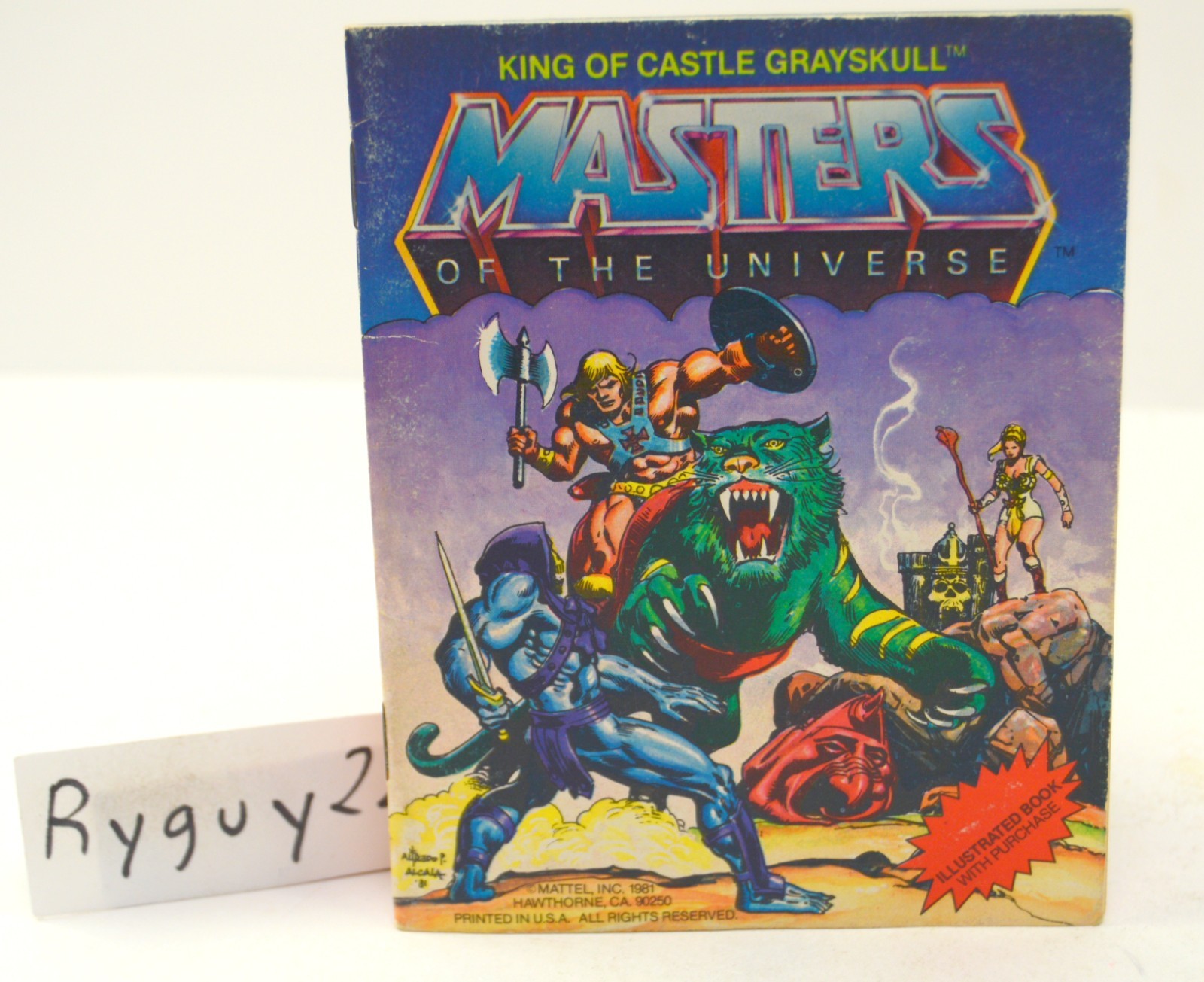 MOTU, King of Castle Grayskull, Mini Comic Book, Masters of the Universe, He-Man