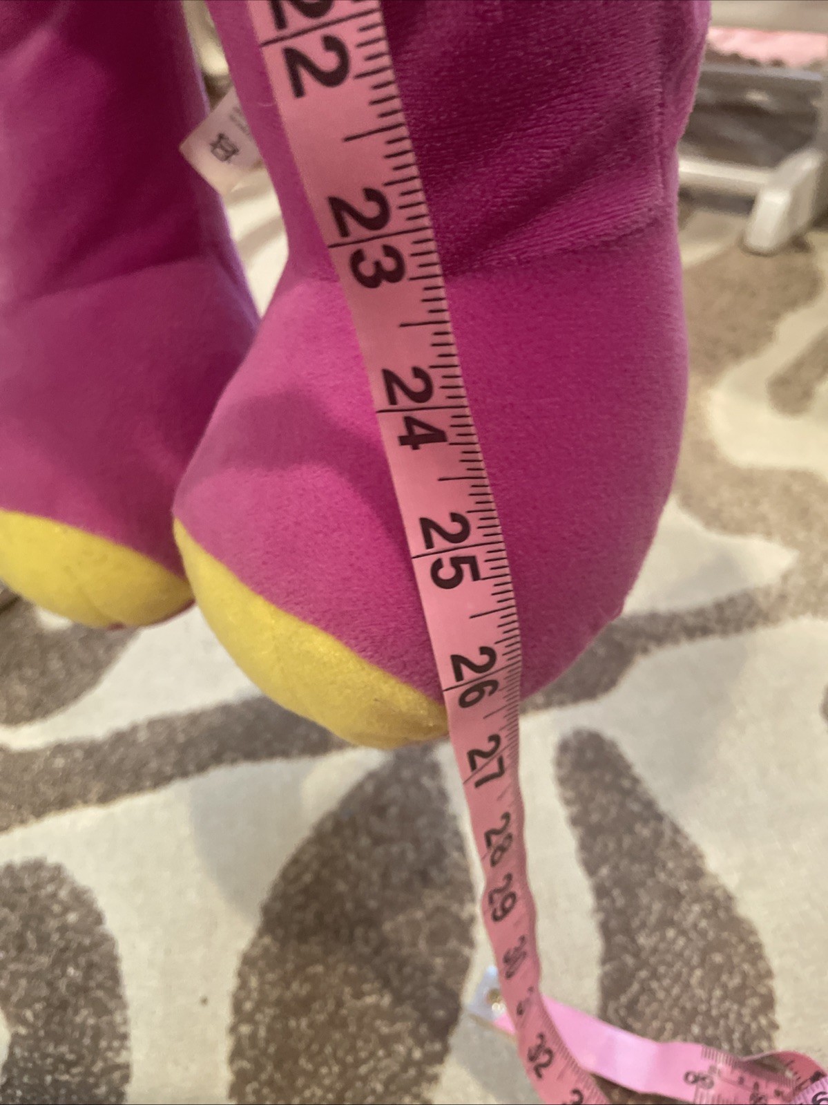 Vintage Barney Playskool Talking Plush Dinosaur Tested WORKS 28”