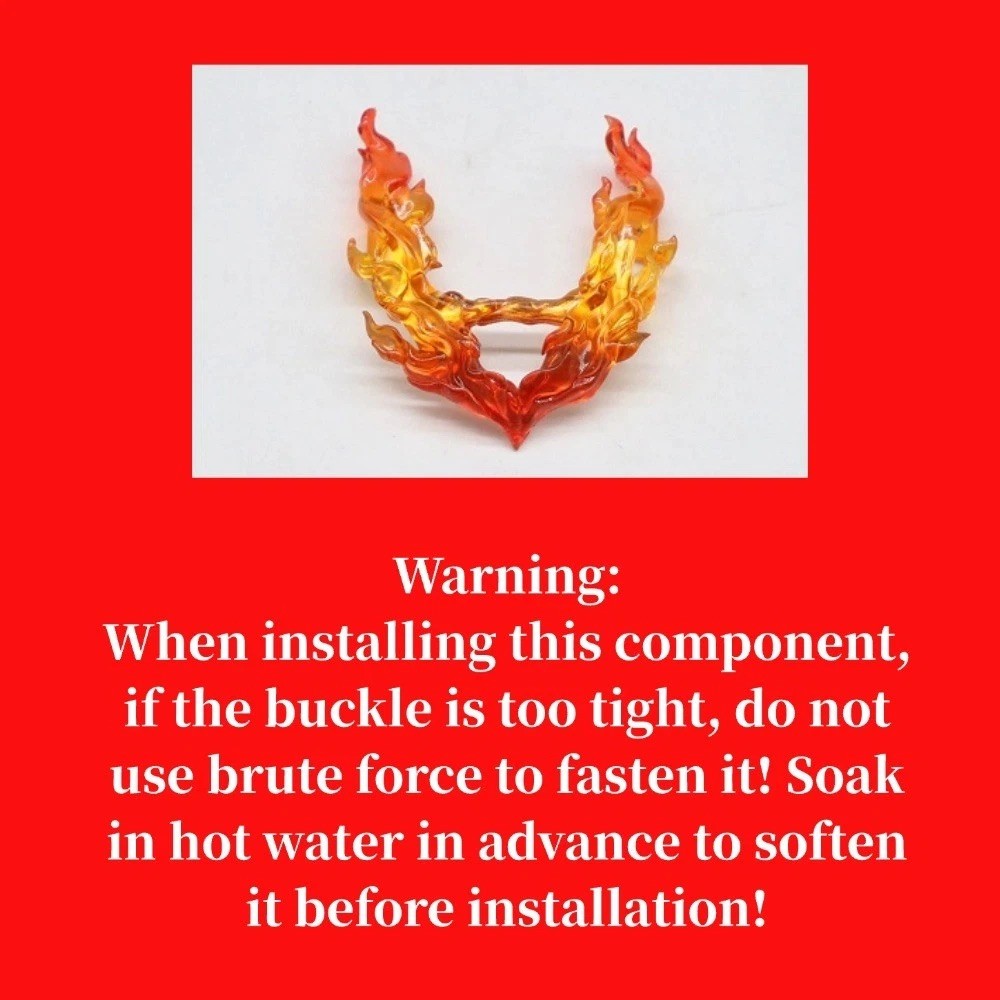 ABS Casting Flame Effect Upgrade Kit For SS86 Hot Rod OR Shattered Glass Rodimus