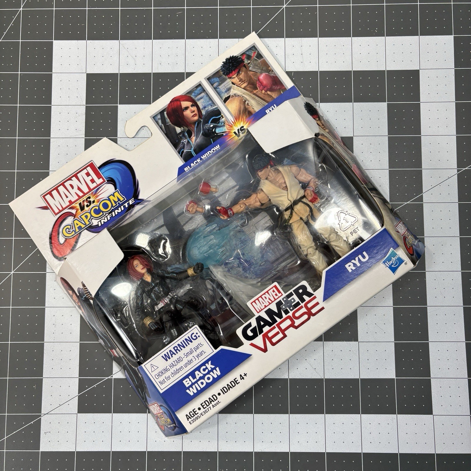Marvel Vs Capcom Infinite Gamer Verse Black Widow Ryu Figure Set Hasbro 2018 NEW