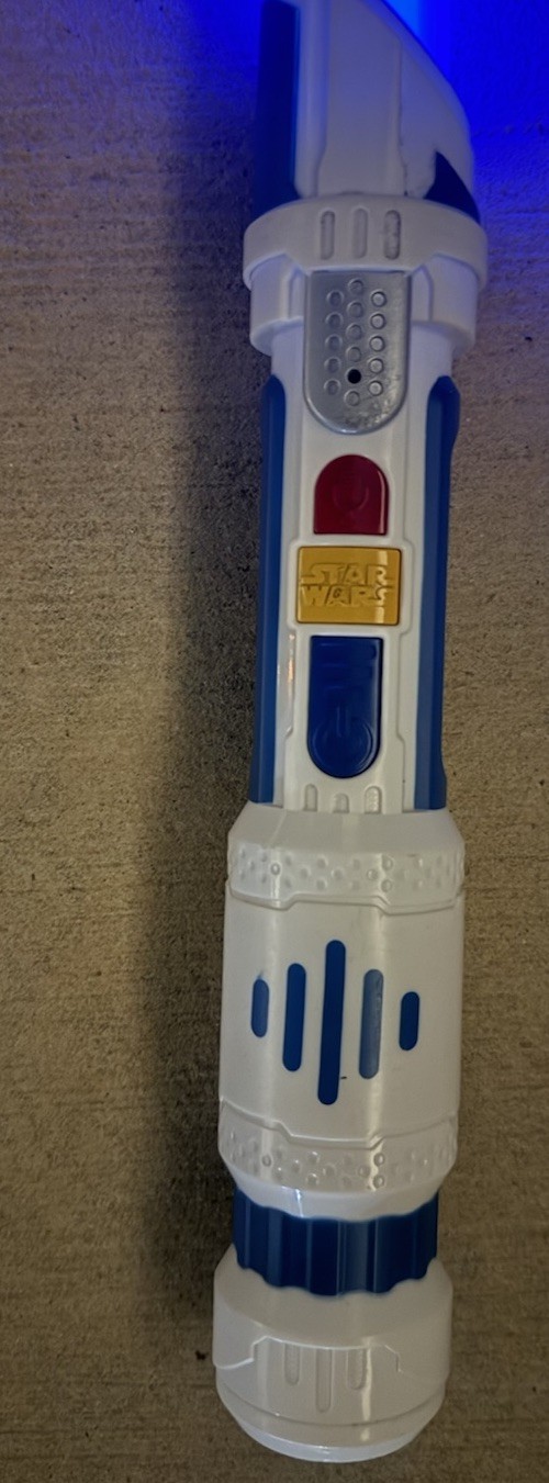 Star Wars Lightsaber Blade Builders Blast-Tech blue Light & Sounds