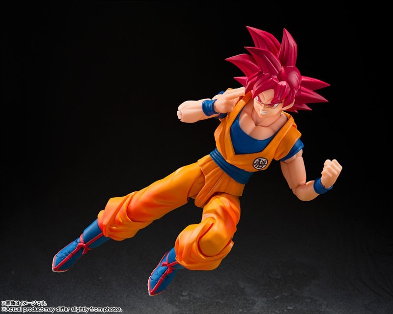 S.H.Figuarts Dragon Ball Super Super Saiyan God Son Goku SHF SH Bandai 145mm
