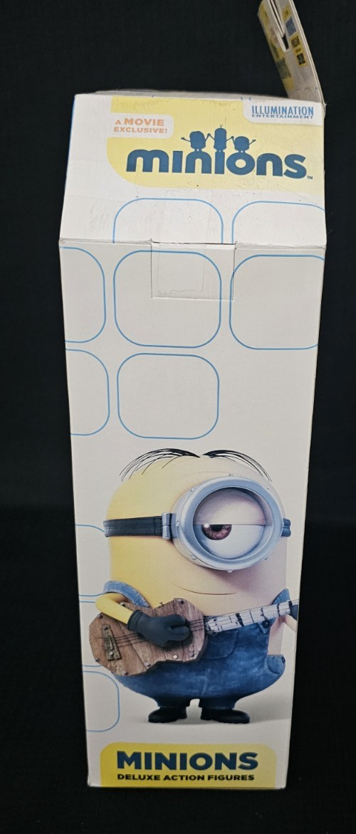 MINIONS Deluxe Action Figures POSEABLE STUART BOB KEVIN Thinkway Toys NEW!