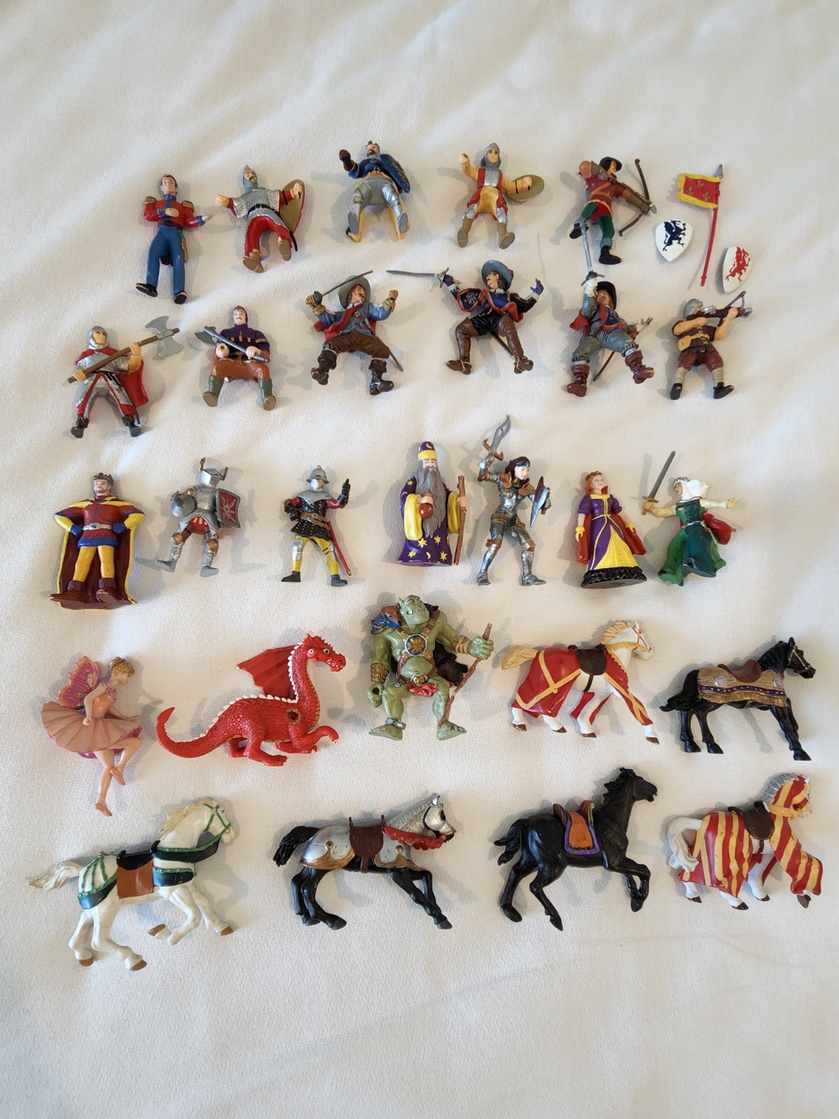 Papo ELC Mixed Medieval Fantasy Figures Knights Horses & More