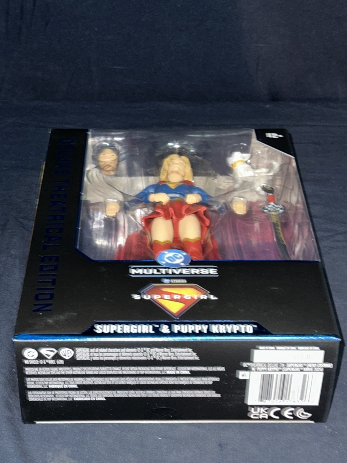 McFarlane Supergirl + Baby Krypto DC Multiverse Deluxe Theatrical Edition Figure
