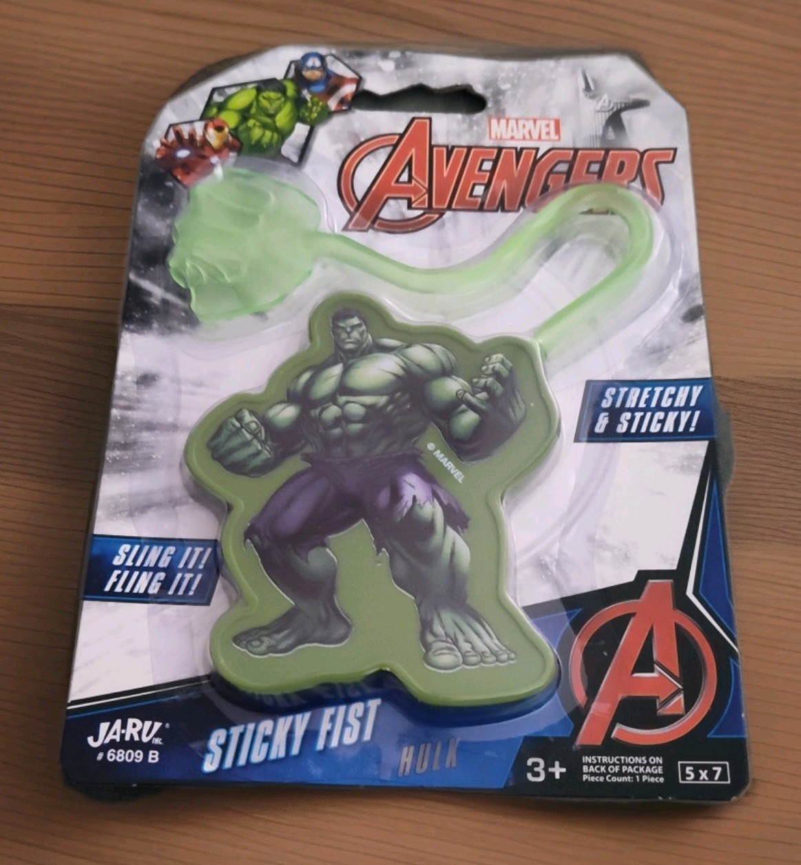 JARU Marvel Avengers Sticky Fist, New In Pachage