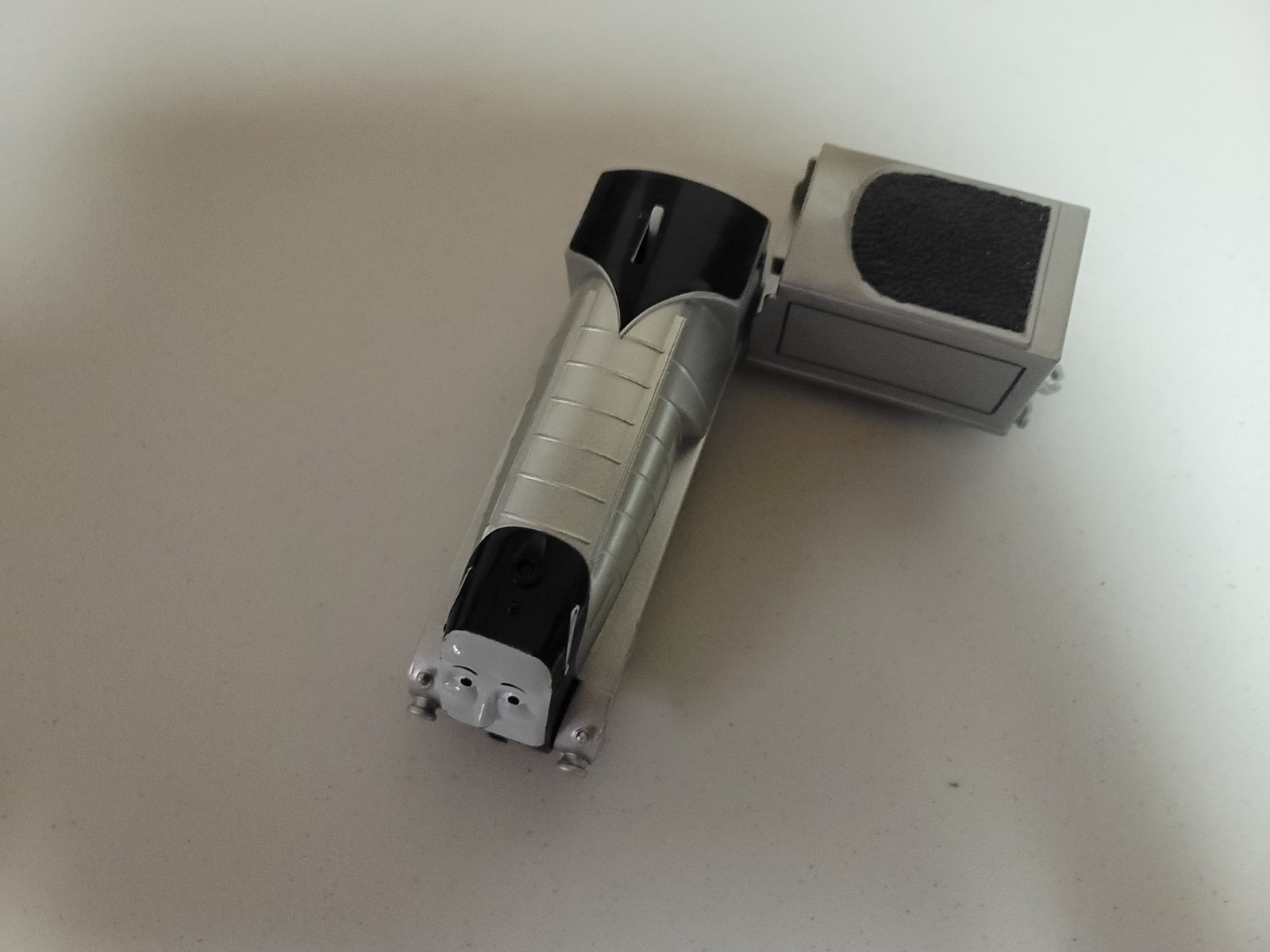 Thomas Trackmaster Silver Spencer Train & Tender Works Great Batteries Included