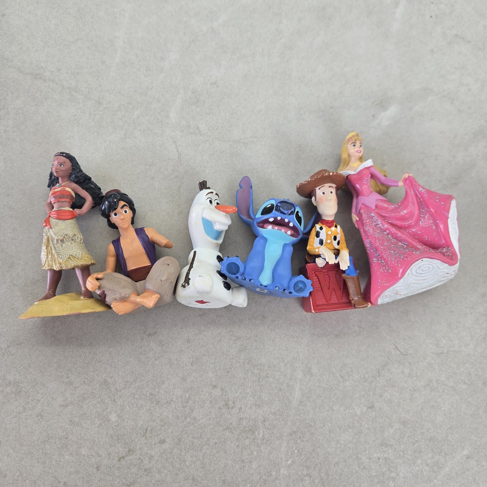 Tonies Disney Bundle Lot of 6 – Moana, Stitch, Woody, Olaf, Aurora & Aladdin
