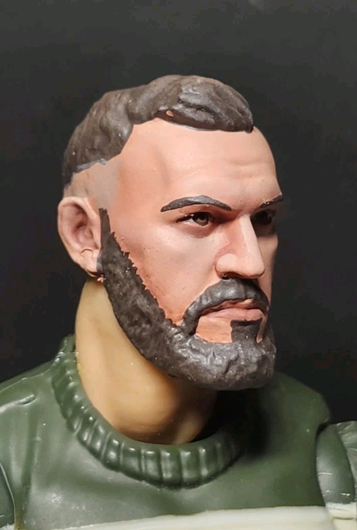 HEAD ONLY Tom Hardy Custom painted head Gi joe Classified Valaverse Outback