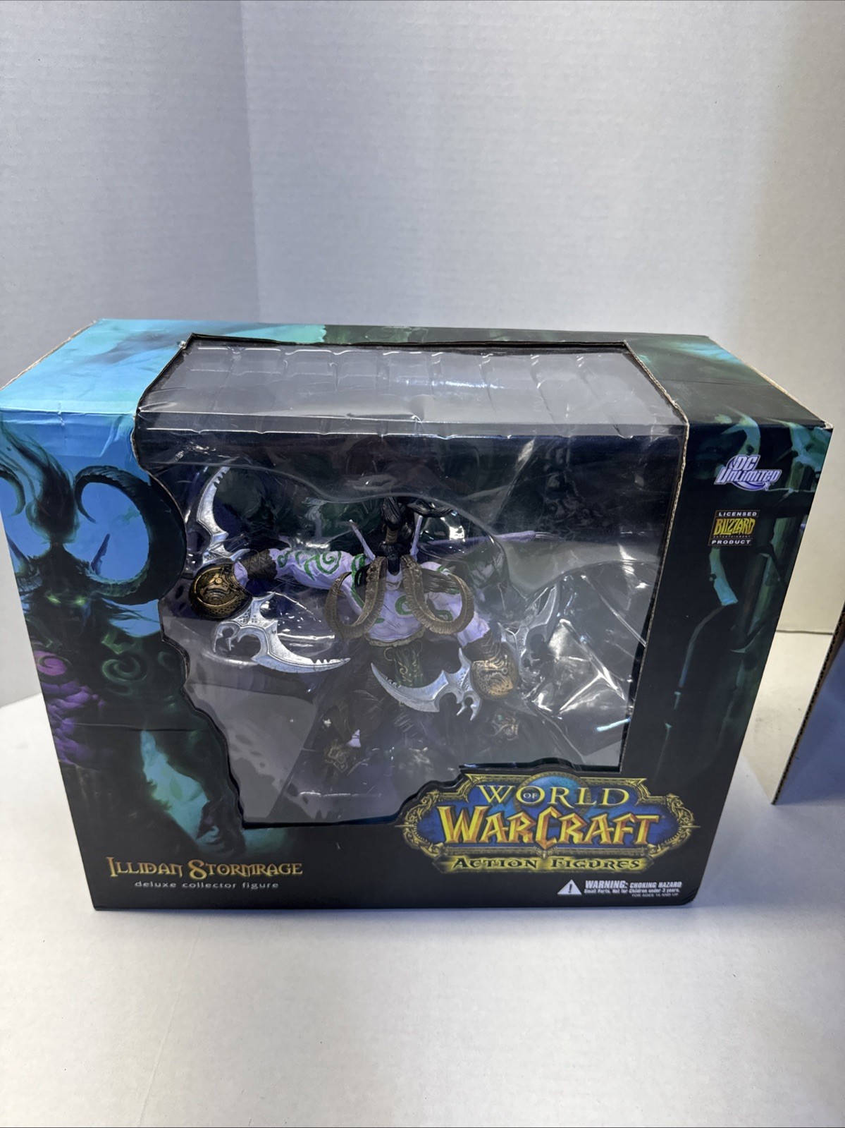 World of Warcraft Illidan Stormrage Deluxe Collector Figure – Series 1, In Box