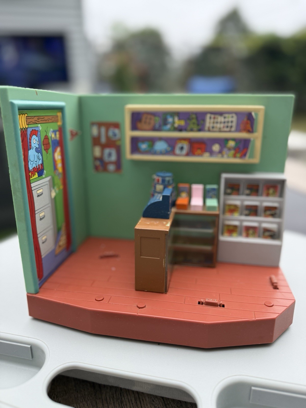 Simpsons Interactive Comic Book Guy Shop Playset Interactive *Read Description*