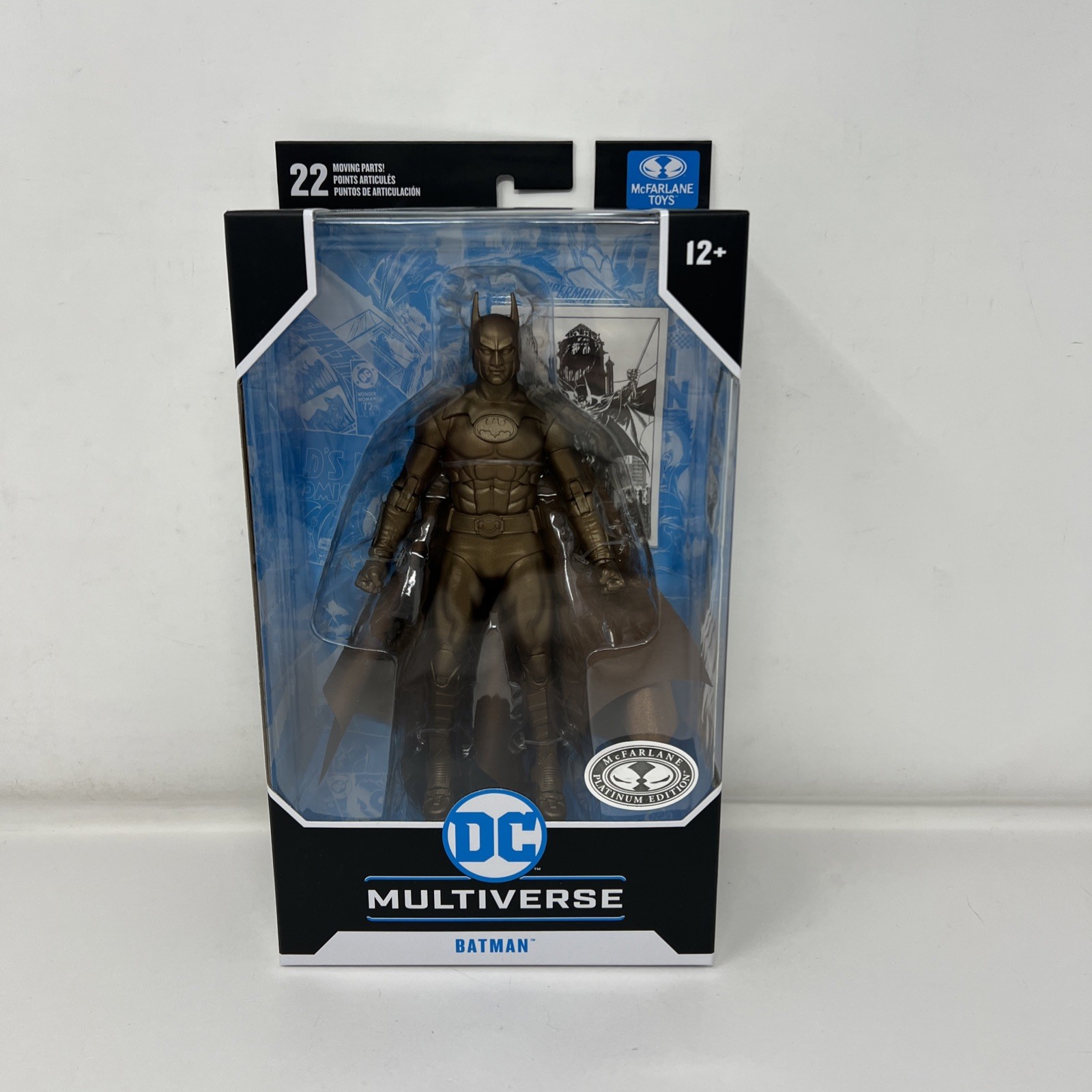 McFarlane DC Multiverse Bronze Batman 1989 Platinum Edition Figure New Sealed