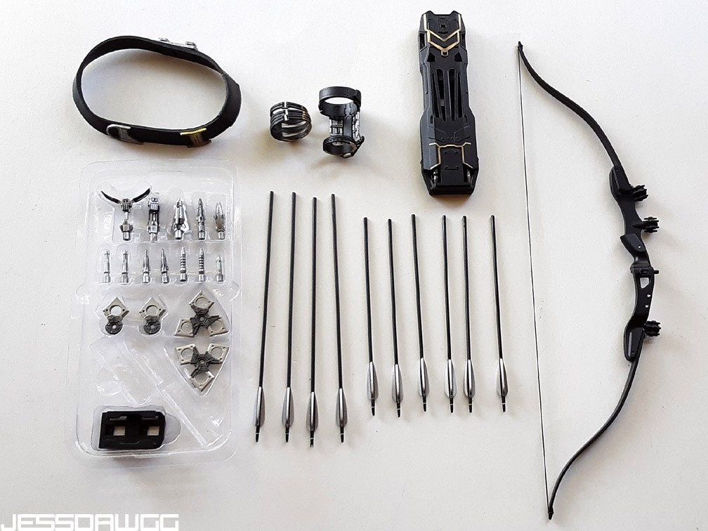 1/6 Bow & Arrows set Hawkeye Ronin MMS532 12&Prime; figure Hot Toys Avengers Endgame